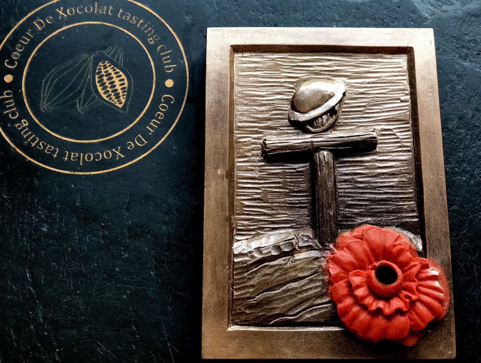 iPhone 7 Plus back dual camera 6.6mm f/2.8 sample photo. Remembrance, poppy, chocolates photography