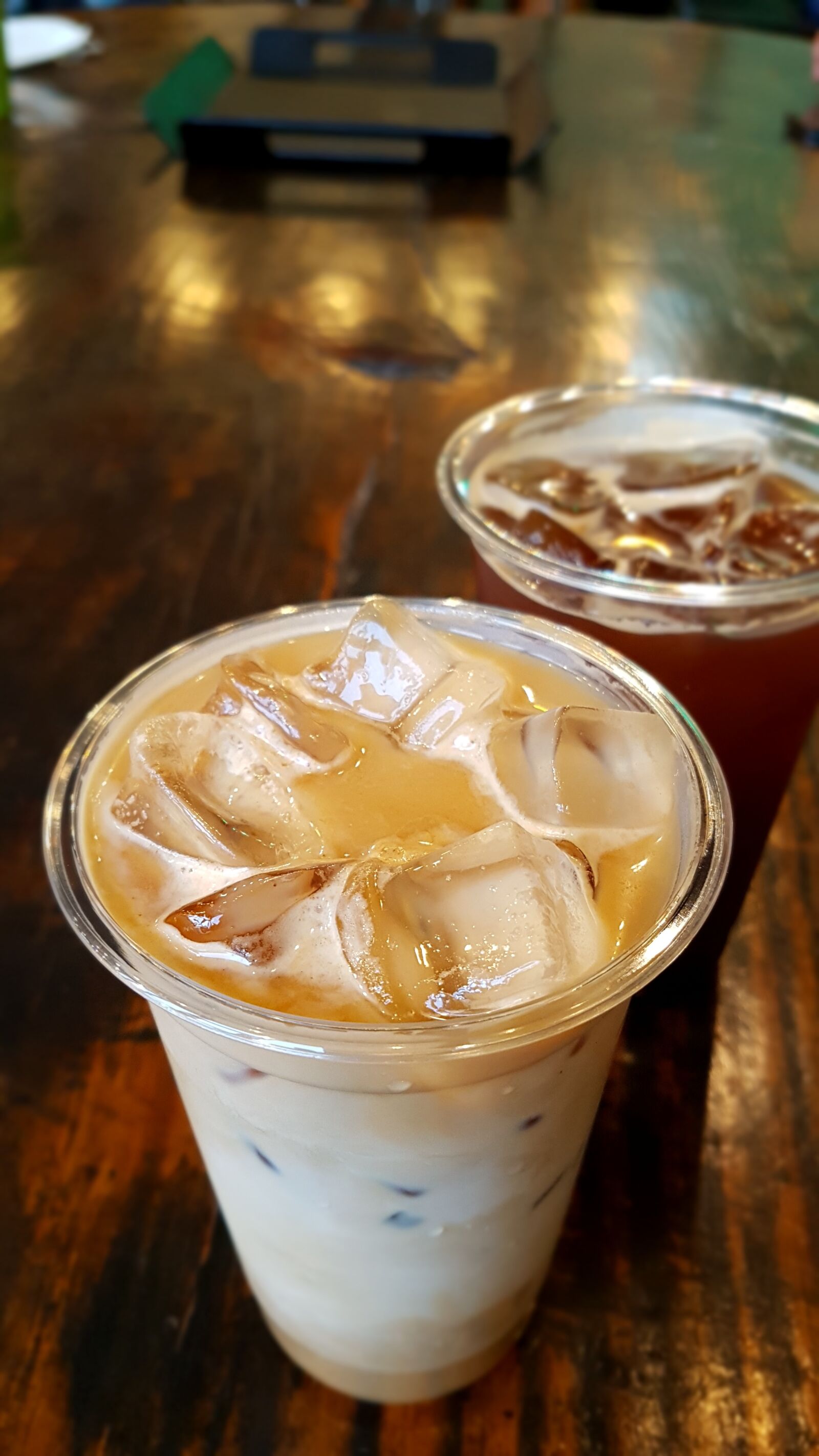 Samsung Galaxy S7 Edge sample photo. Ice vanilla latte, americano photography