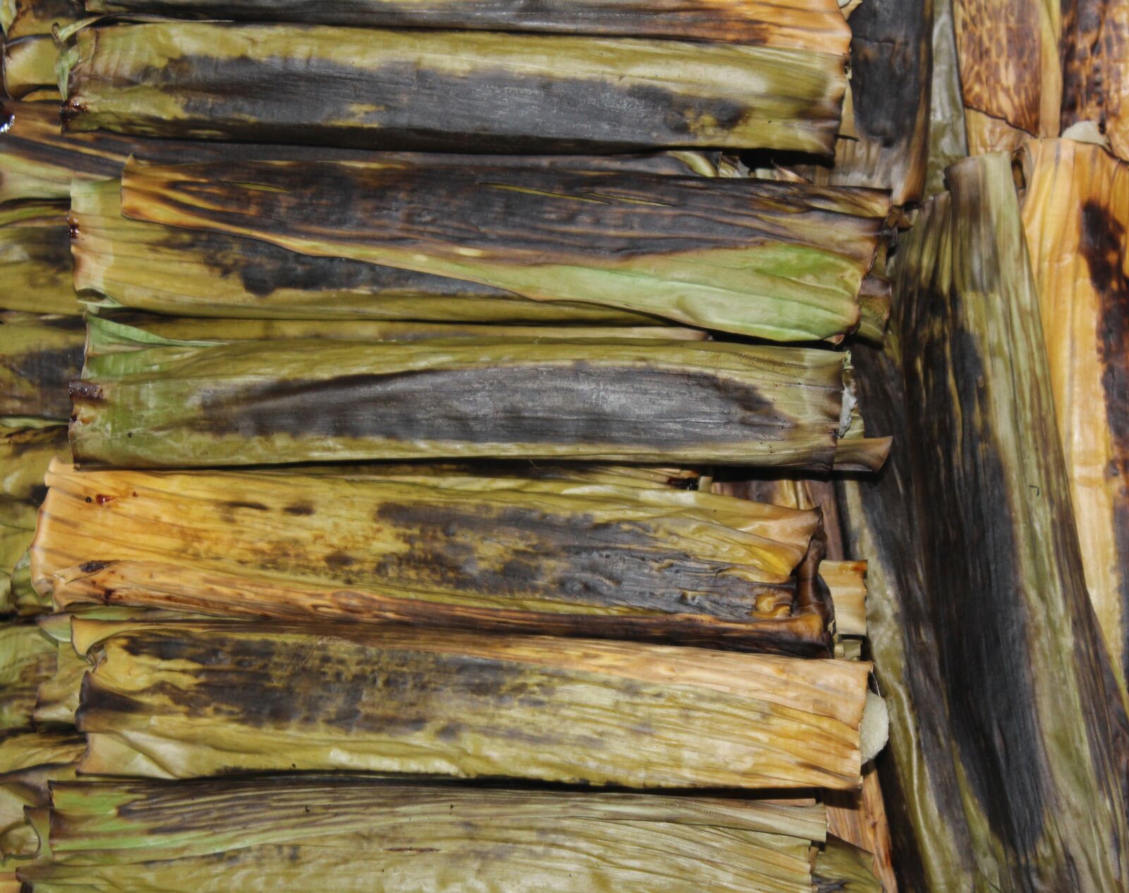Canon EOS 1200D (EOS Rebel T5 / EOS Kiss X70 / EOS Hi) sample photo. Chikki, banana leaf, manioc photography