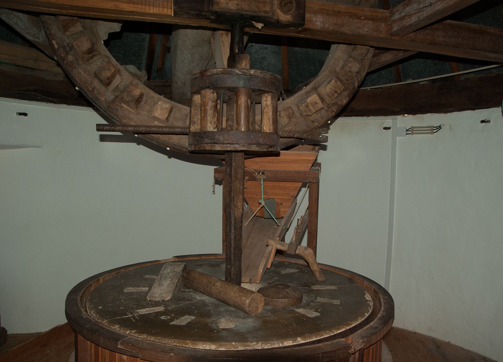 Pentax K10D sample photo. Mill, gear, wheels photography