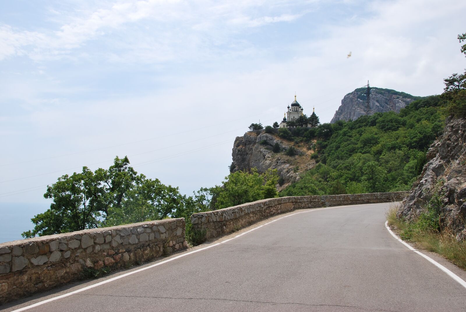 Nikon D60 sample photo. Crimea, mountains, mountain road photography