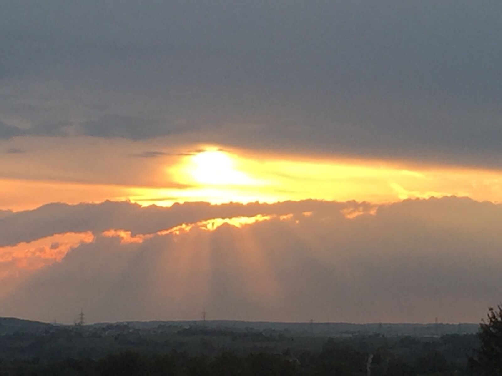 iPhone 6 back camera 4.15mm f/2.2 sample photo. Sunset, sun, landscape photography