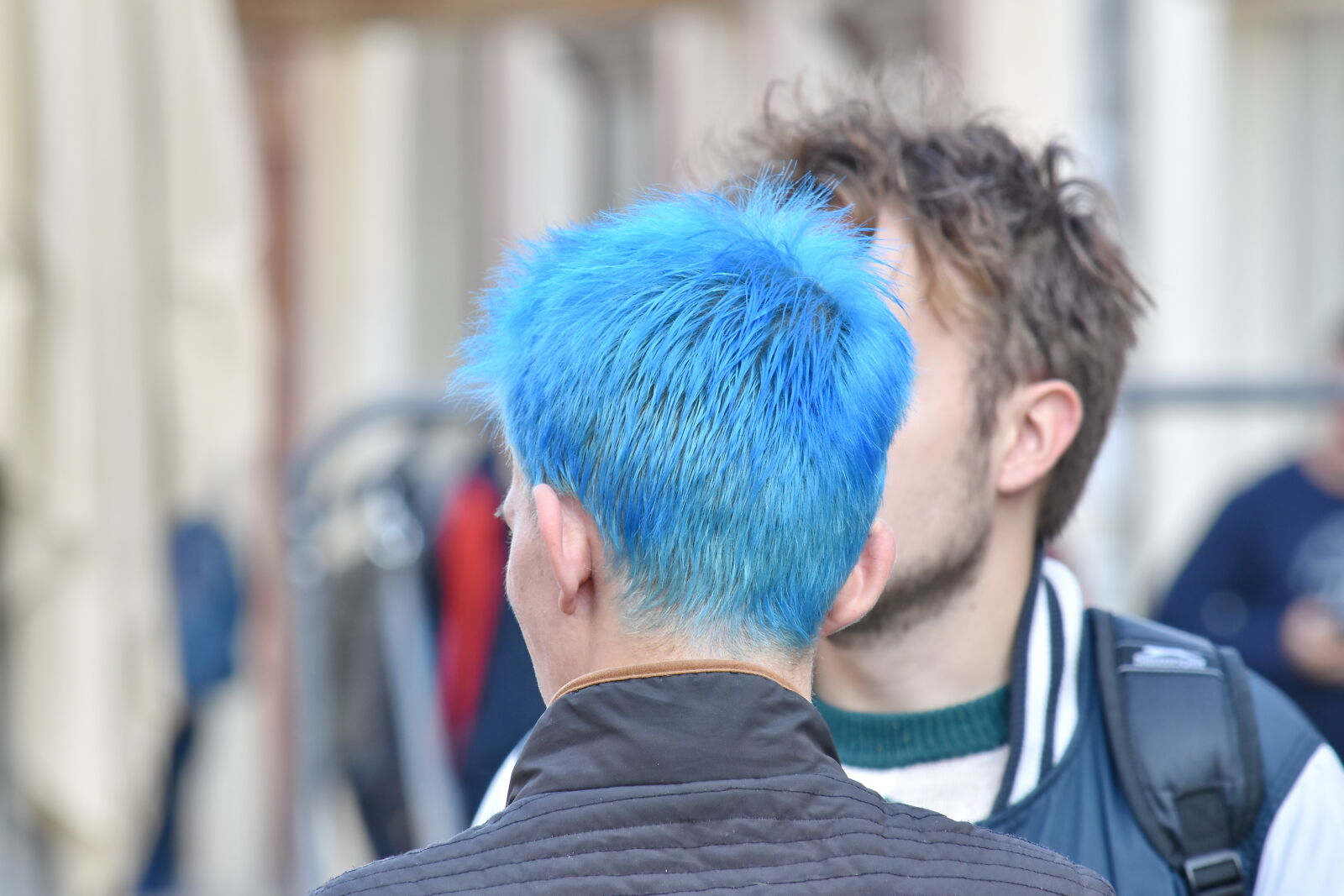 Nikon D5500 sample photo. Blue, hair, hairstyle, man photography