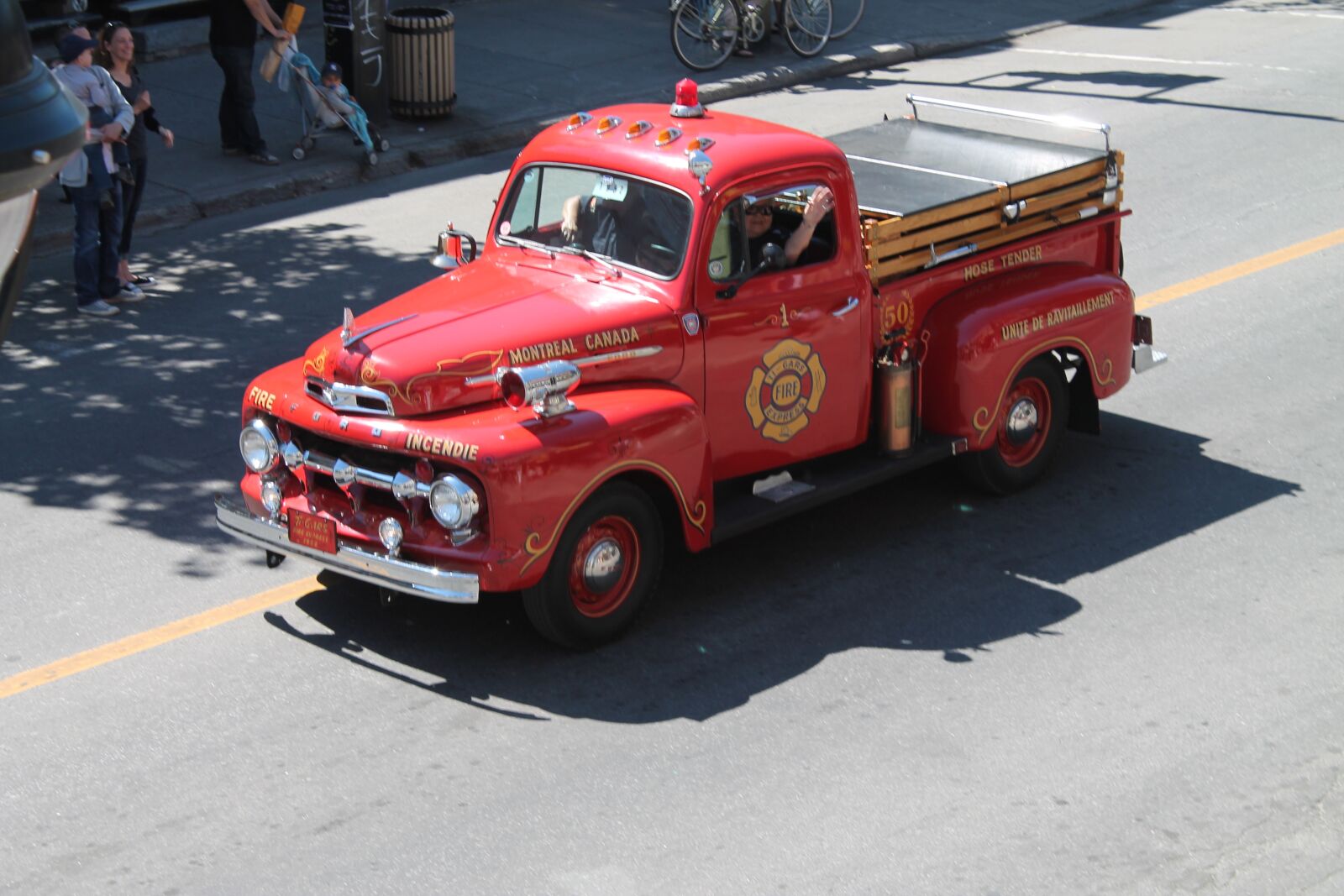 Canon EOS 1100D (EOS Rebel T3 / EOS Kiss X50) sample photo. History, firefighter, truck photography