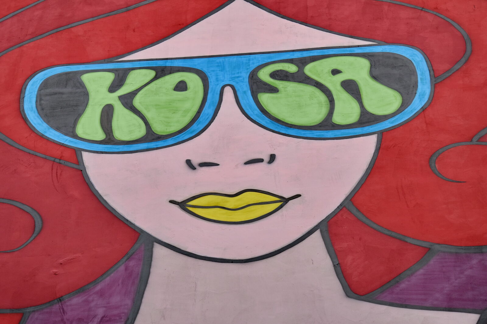 Nikon D5500 sample photo. Colorful, face, graffiti, illustration photography