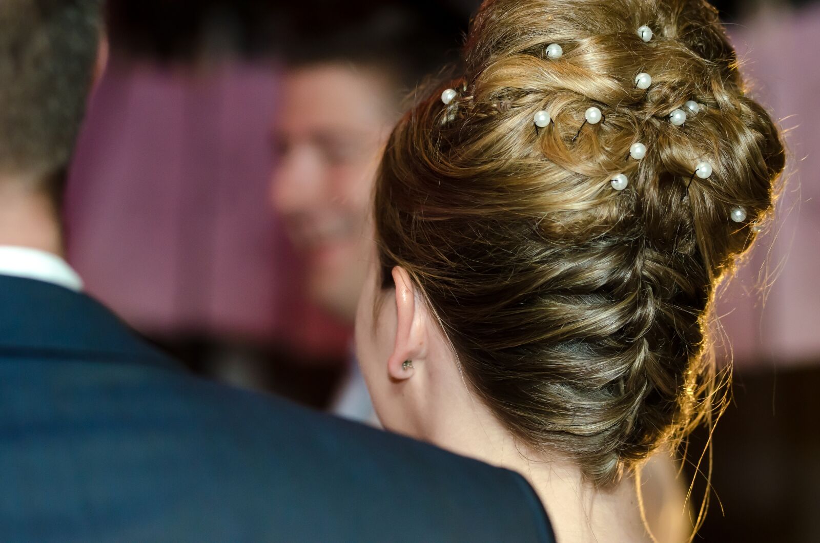 Nikon D5100 sample photo. Wedding, updo, bun photography
