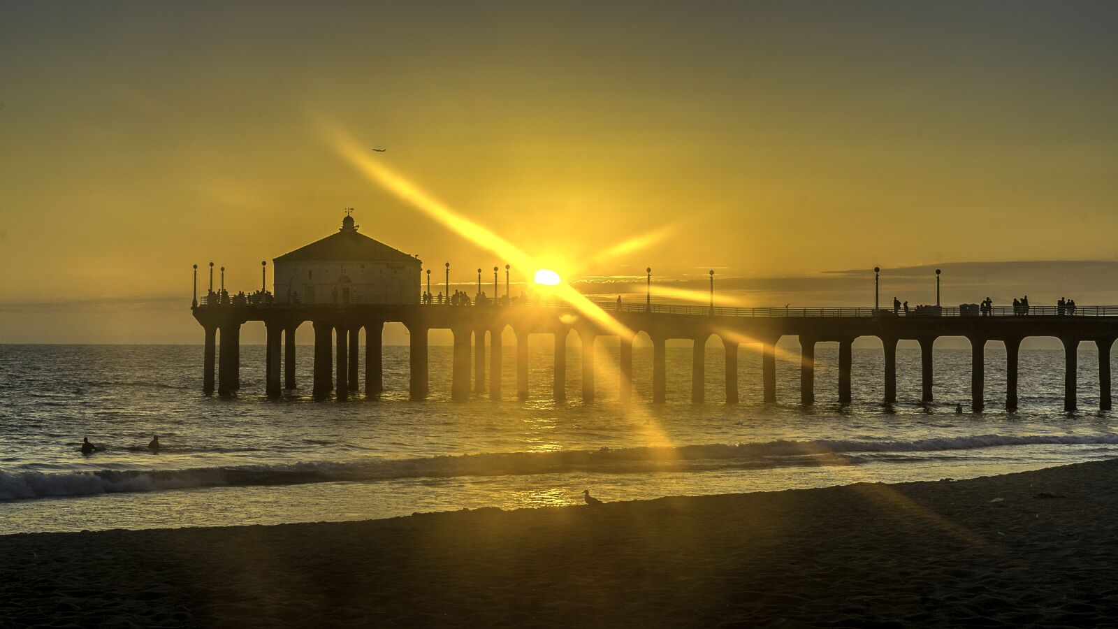 Sony a6000 sample photo. Sunset, pier, ocean photography
