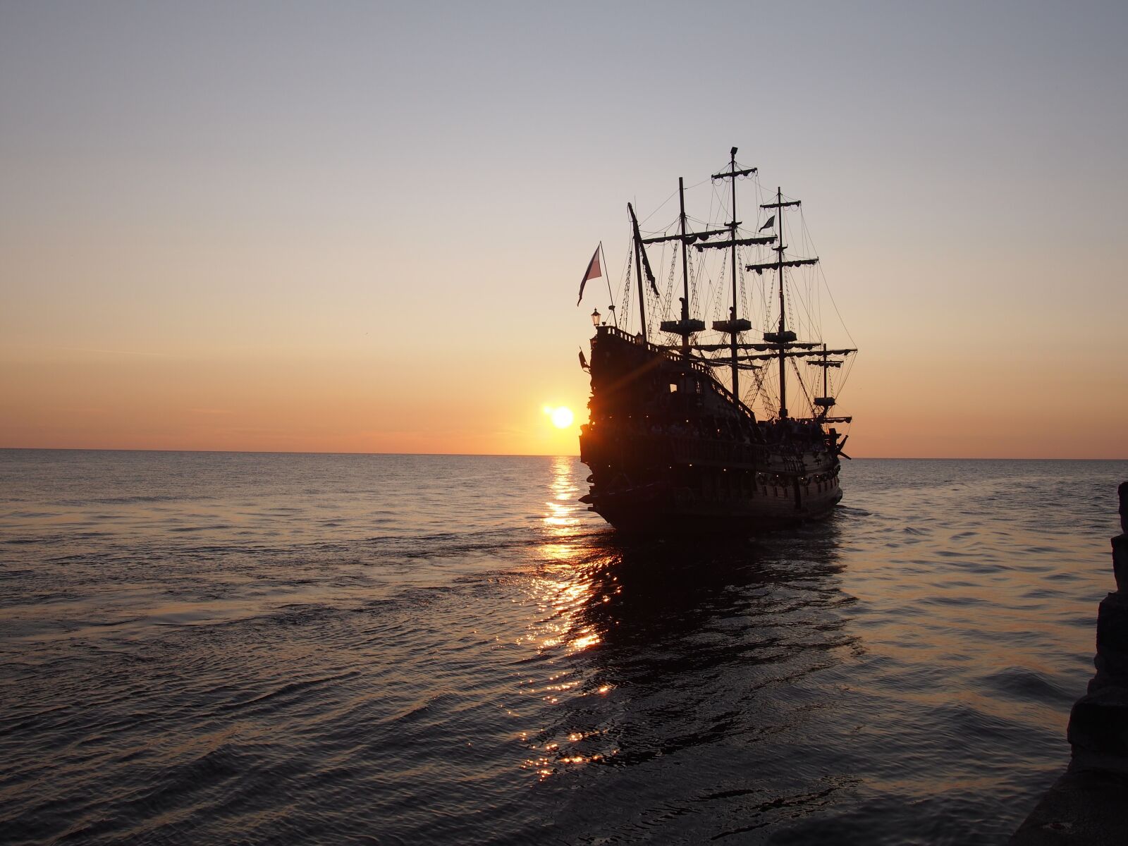 Olympus PEN E-PL6 sample photo. Ship, sailing ship, sea photography