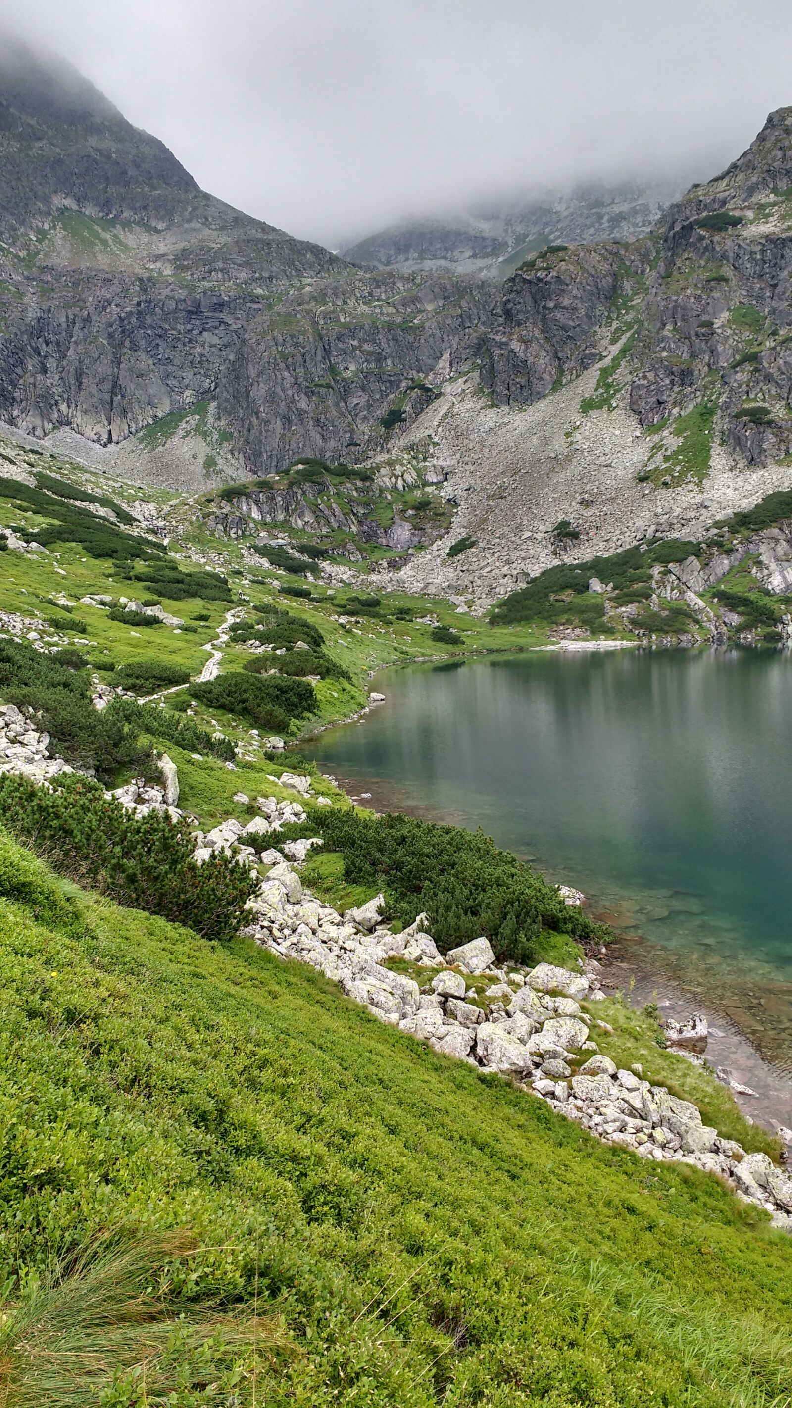 Motorola MotoG3 sample photo. Black pond, tatry, hiking photography