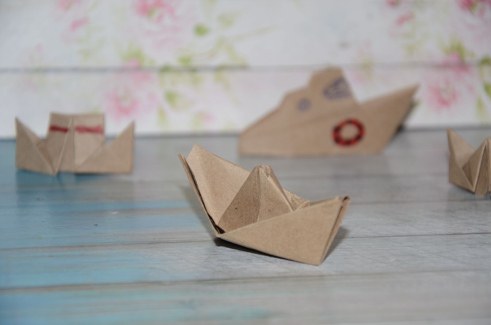 Nikon D7000 sample photo. Origami, ships, ship photography