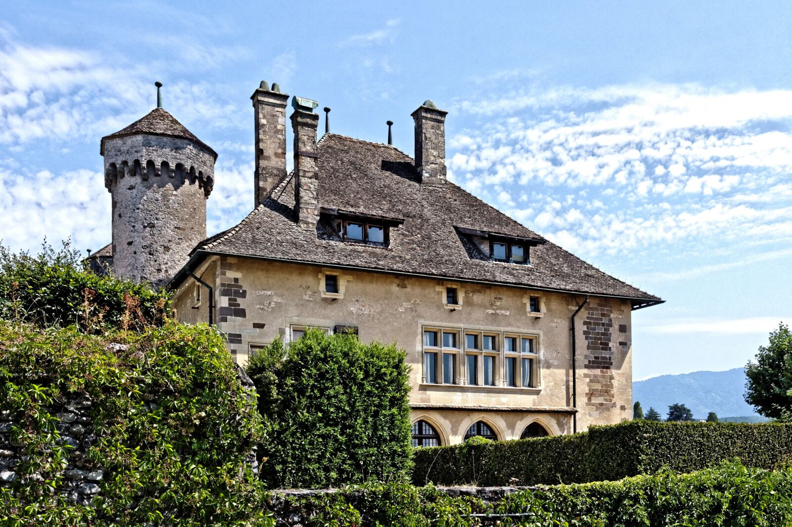 Nikon D4 sample photo. Chateau di ripaille, chateau photography