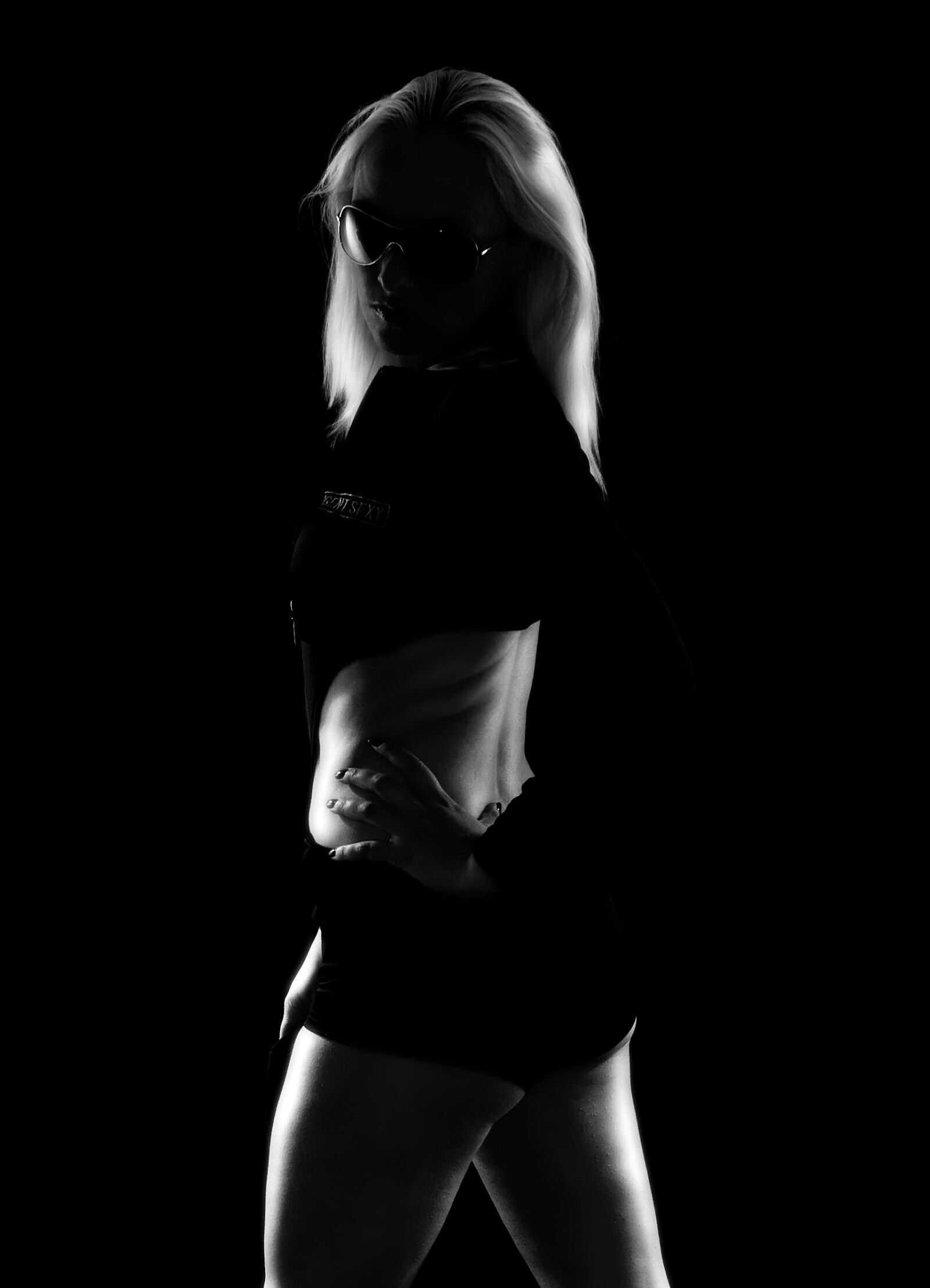 Nikon D80 sample photo. Black and white, silhouette photography