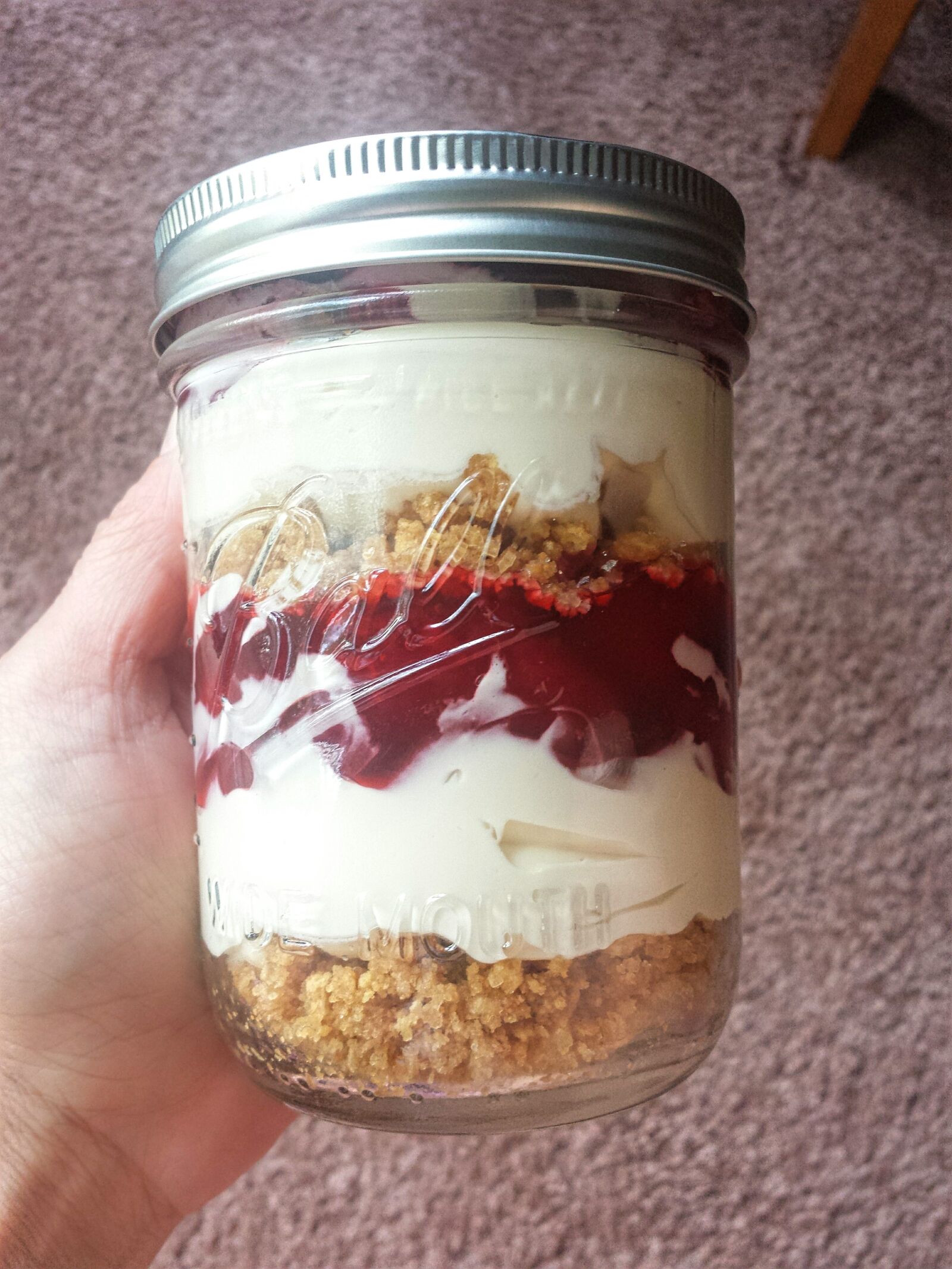 Samsung Galaxy S4 sample photo. Food, homemade, dessert, jar photography
