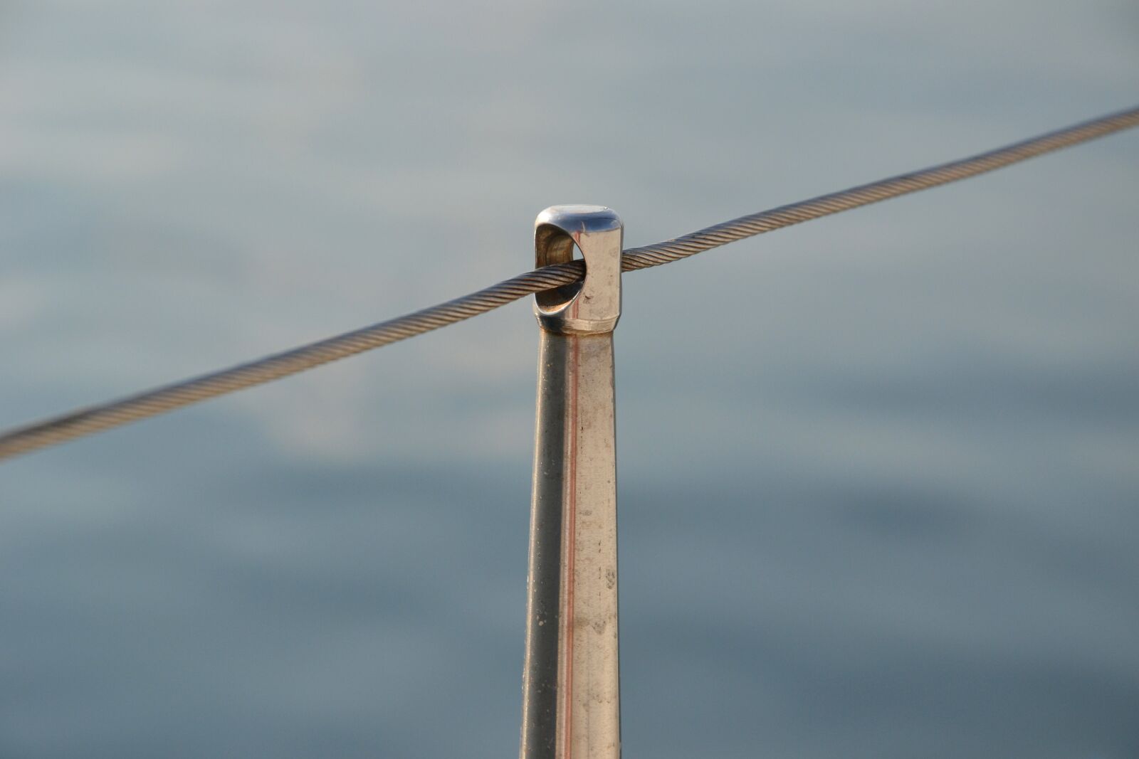 Nikon D3100 sample photo. Railing, sailing boat, sea photography