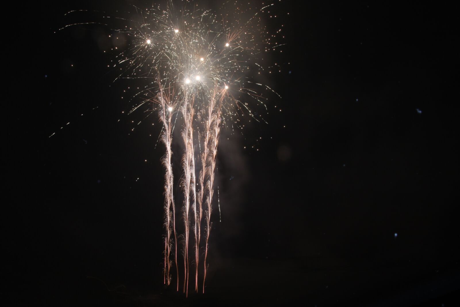 Canon EOS 40D sample photo. Fireworks, night, burst photography