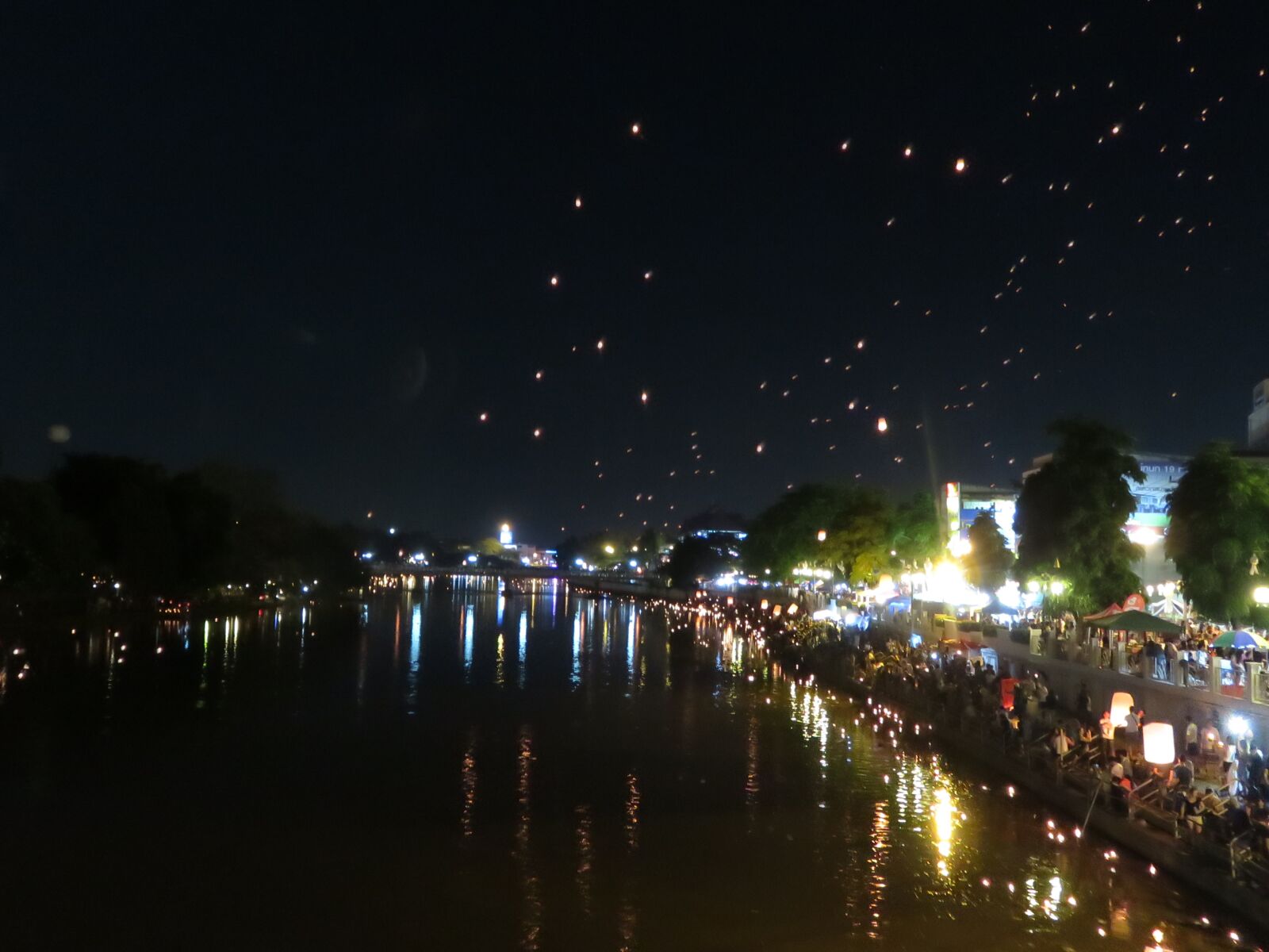Canon PowerShot SX700 HS sample photo. Chiang mai, lantern, festival photography