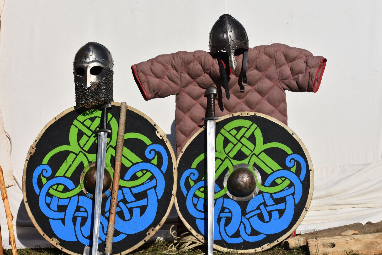 Nikon D7200 sample photo. Shield, helmet, sword photography