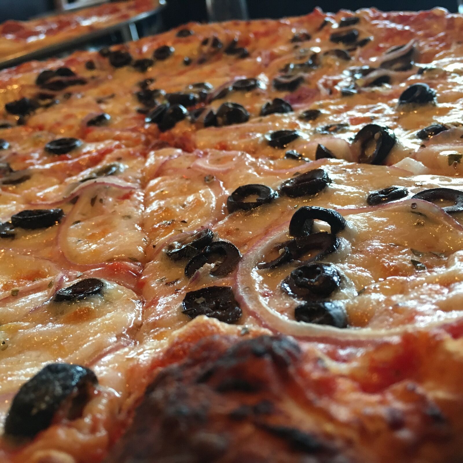 Apple iPhone 6s sample photo. Pizza, onions, cheese photography