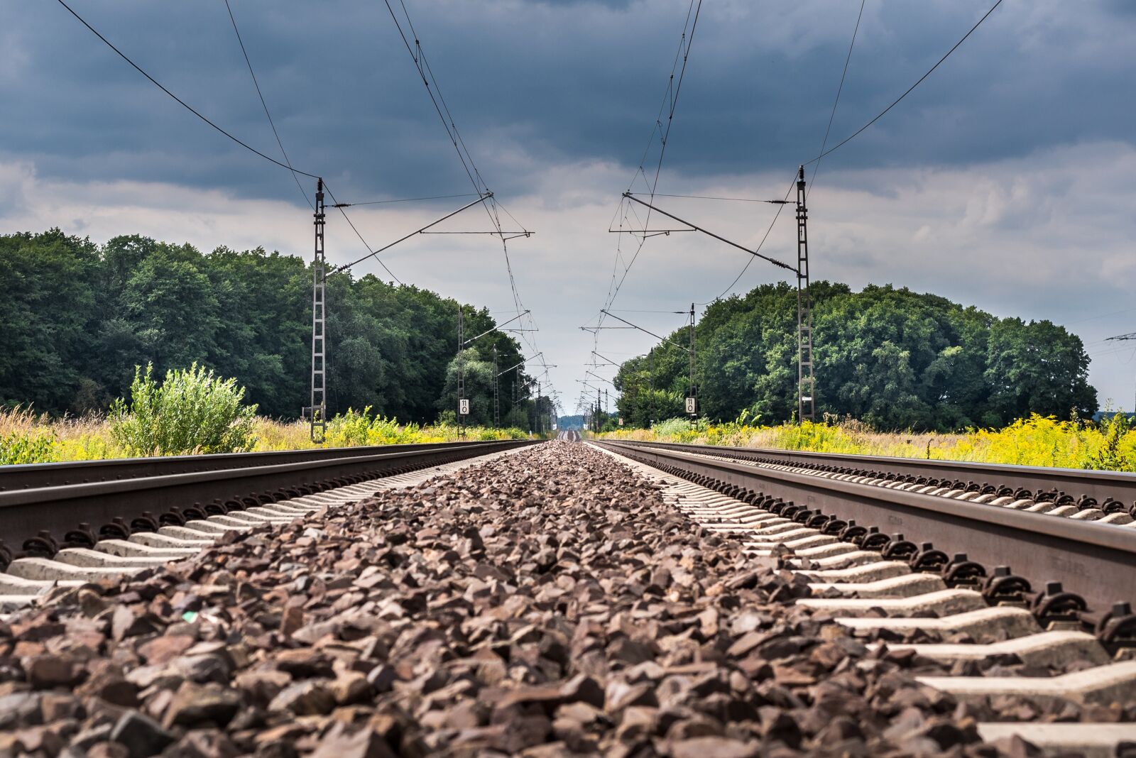 Nikon D750 sample photo. Railroad, rails, gleise photography