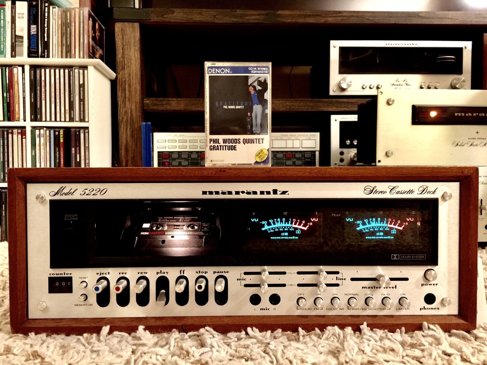 iPhone 6 Plus back camera 4.15mm f/2.2 sample photo. Marantz, cassette, old school photography