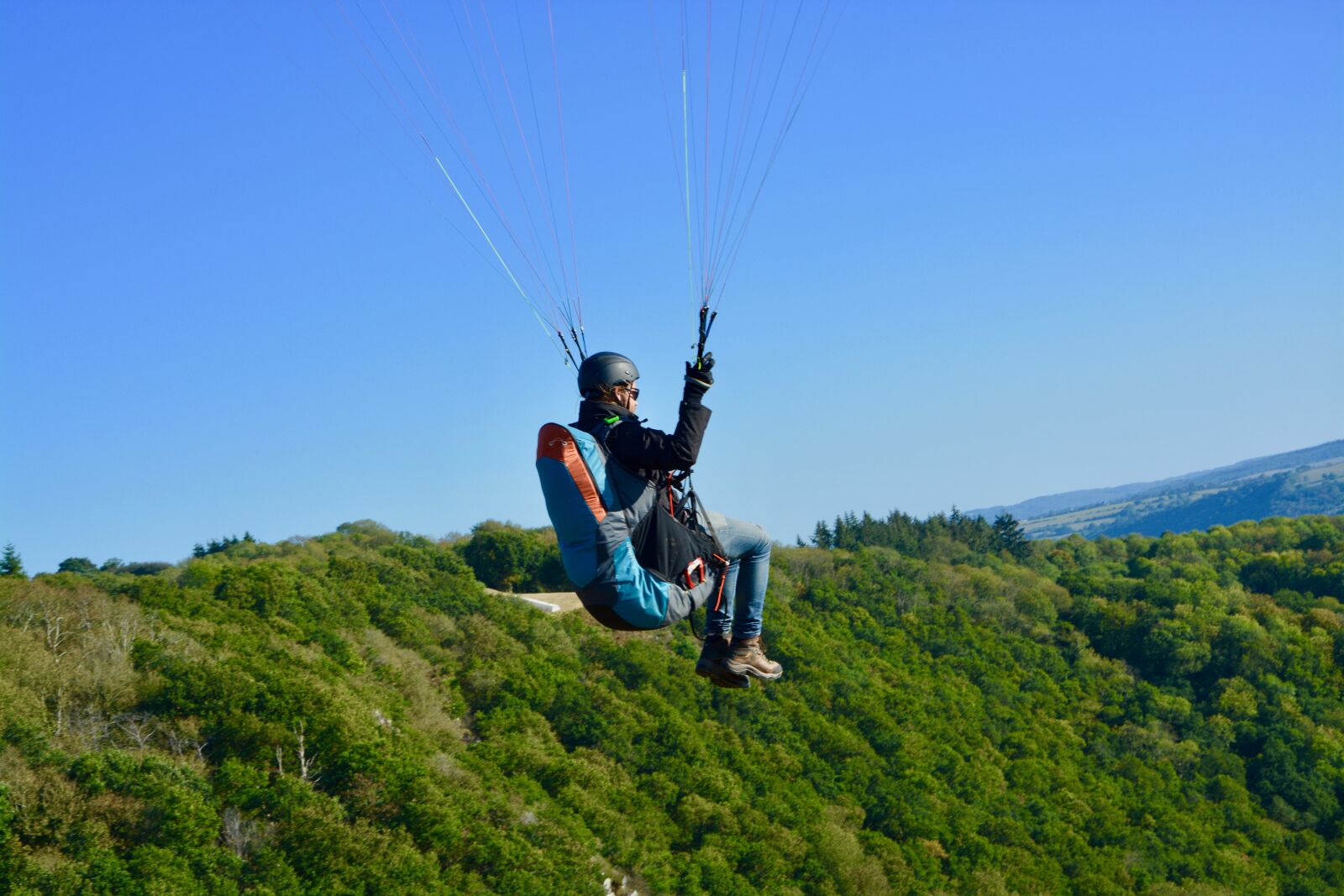 Nikon D5200 sample photo. Paragliding, paraglider, fifth wheel photography