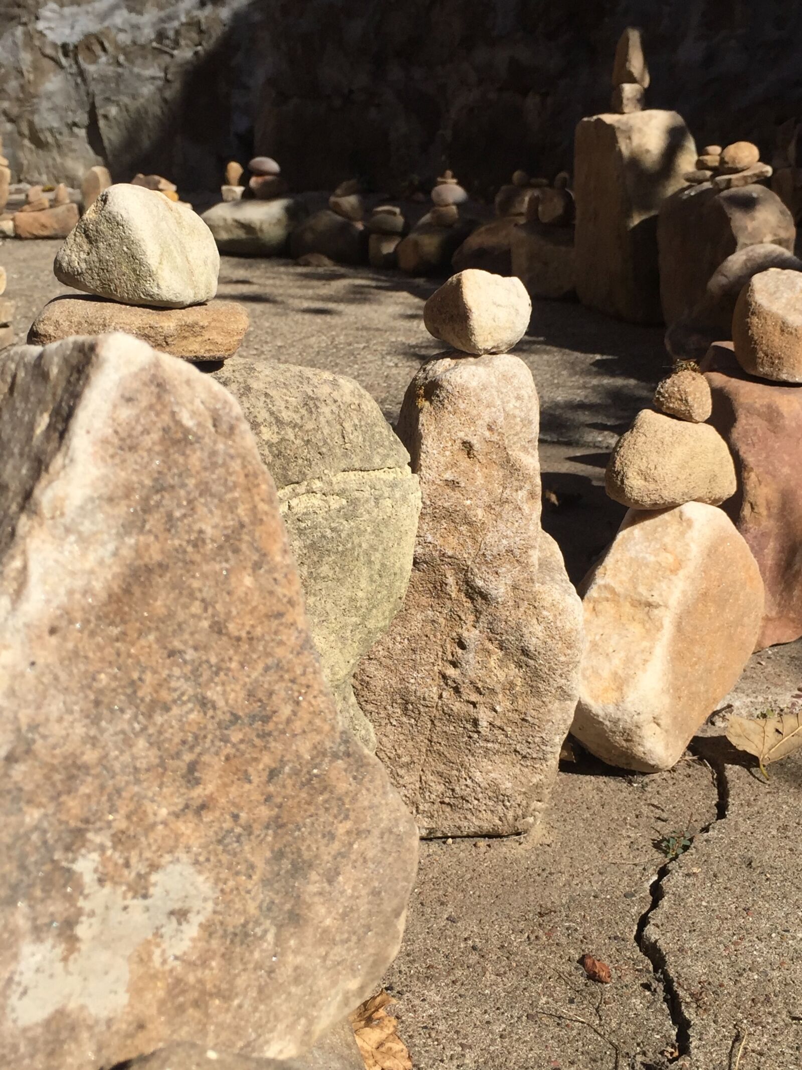 Apple iPhone 6 sample photo. Rocks, rock balancing, labyrinth photography