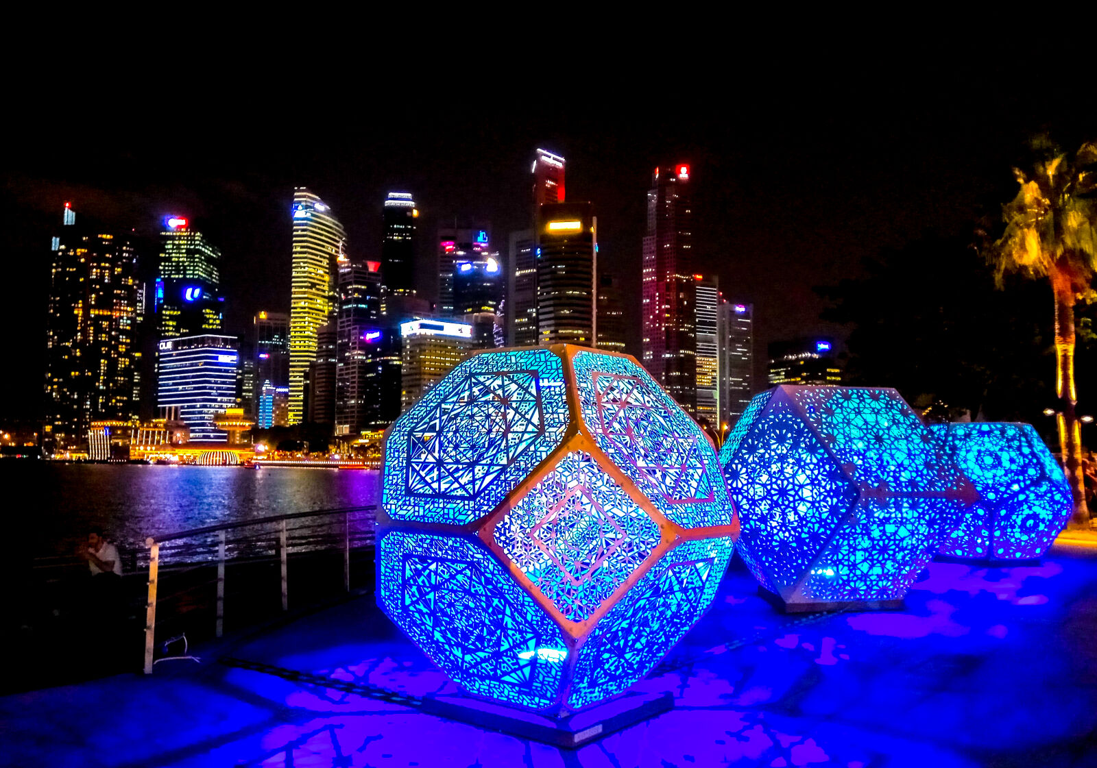 Xiaomi Redmi Note 4 sample photo. Ilight, marina, bay, sands photography