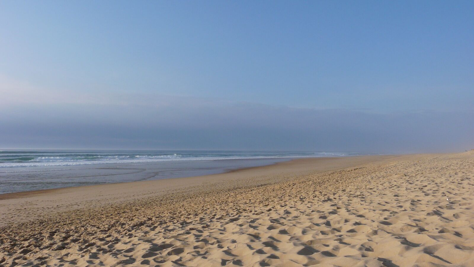 Panasonic DMC-FZ18 sample photo. Landes, ocean, relaxation photography