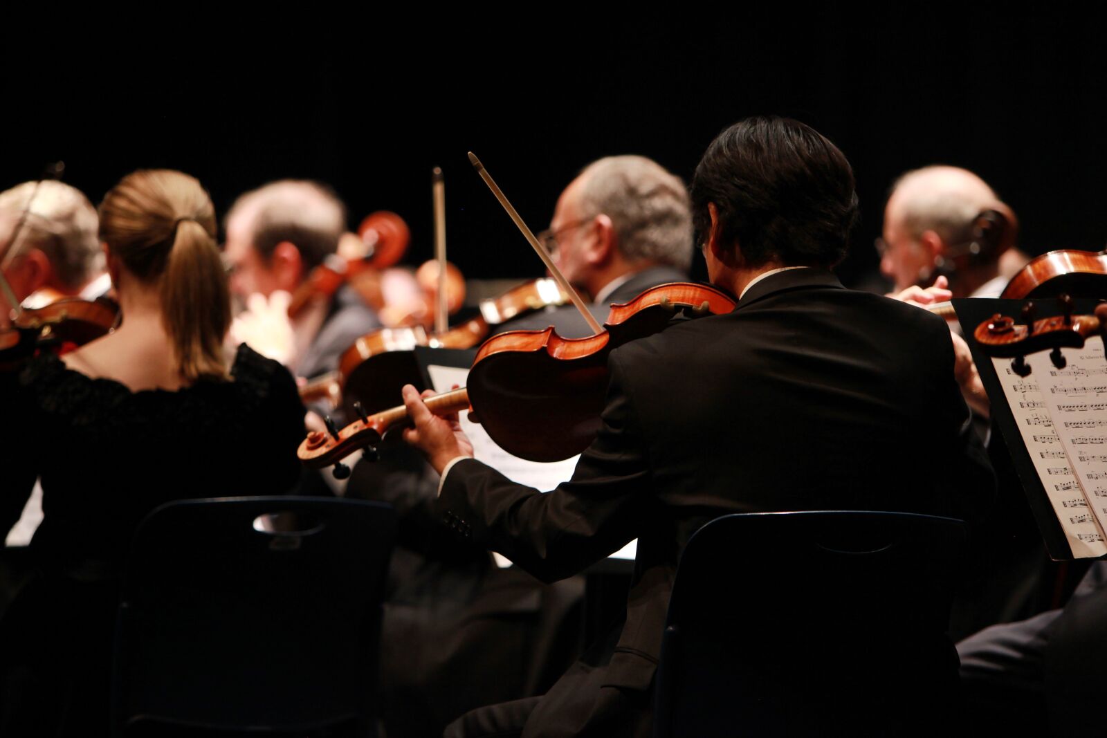 Canon EOS 5D Mark II sample photo. Orchestra, symphony, stage photography
