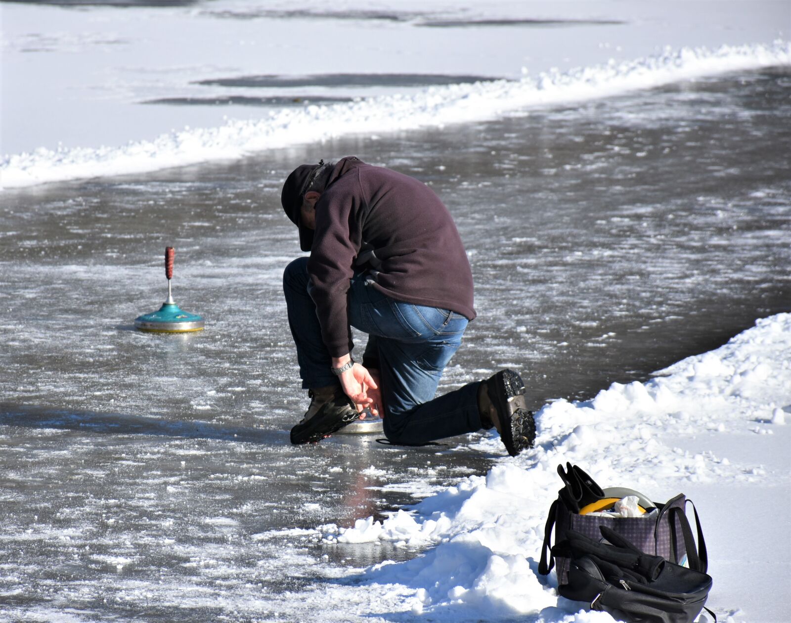 Nikon D7200 sample photo. Floor shoot, curling sport photography