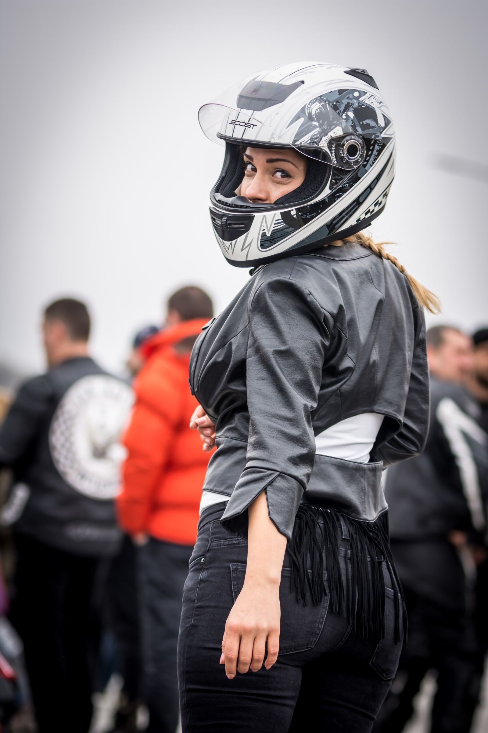 Nikon D7200 sample photo. Bike, motorcycle woman, woman photography