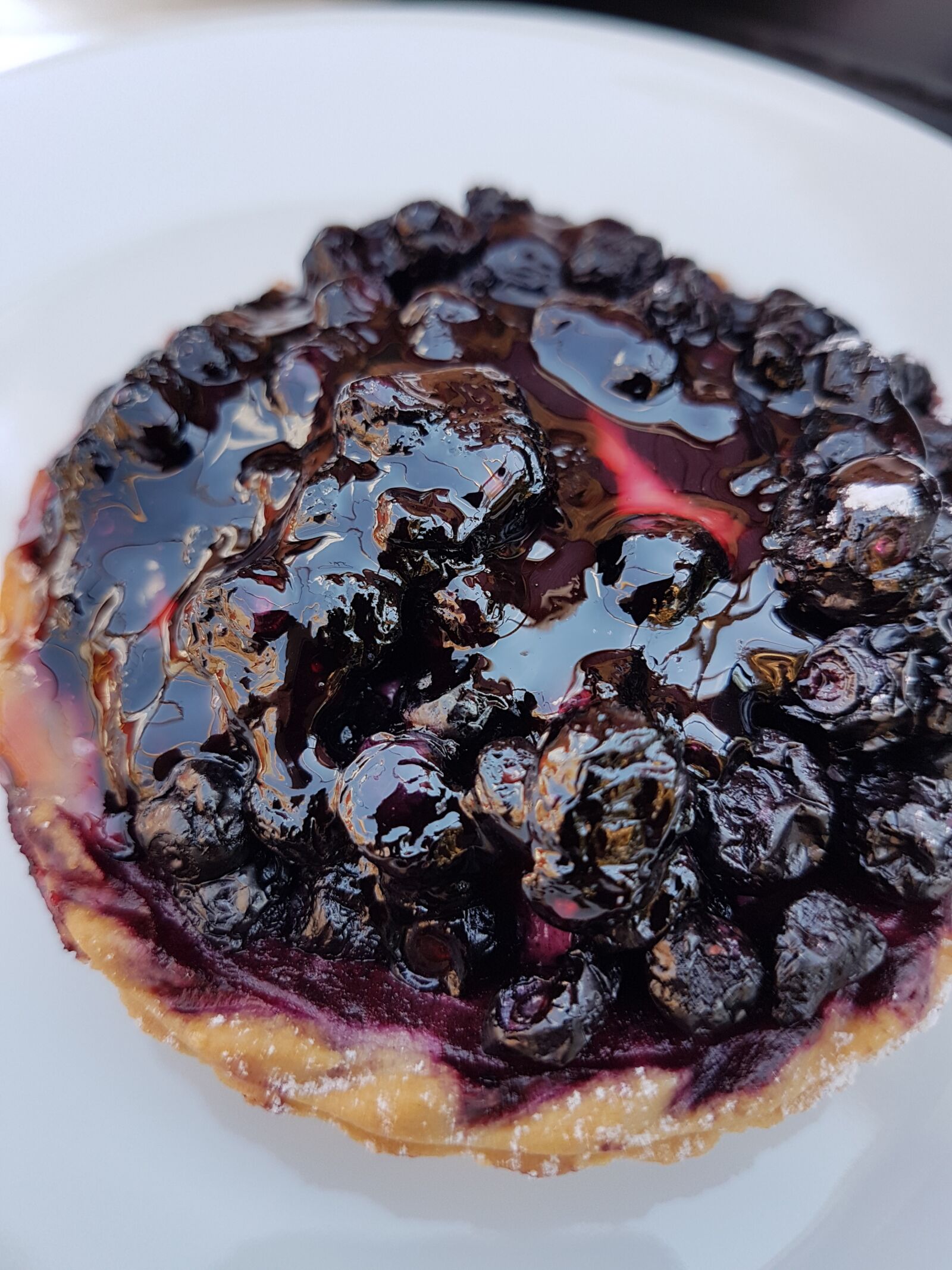 Samsung Galaxy S7 sample photo. Blueberry pie, pie, coffee photography