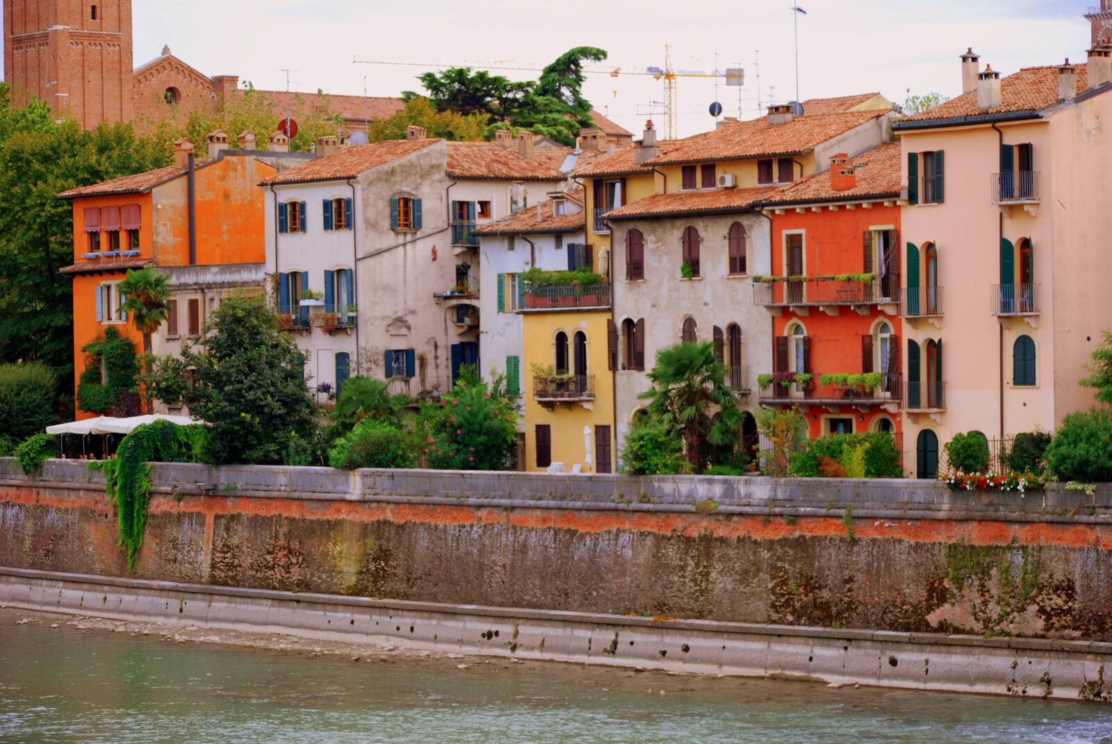 Nikon D60 sample photo. Houses, colorful, verona photography