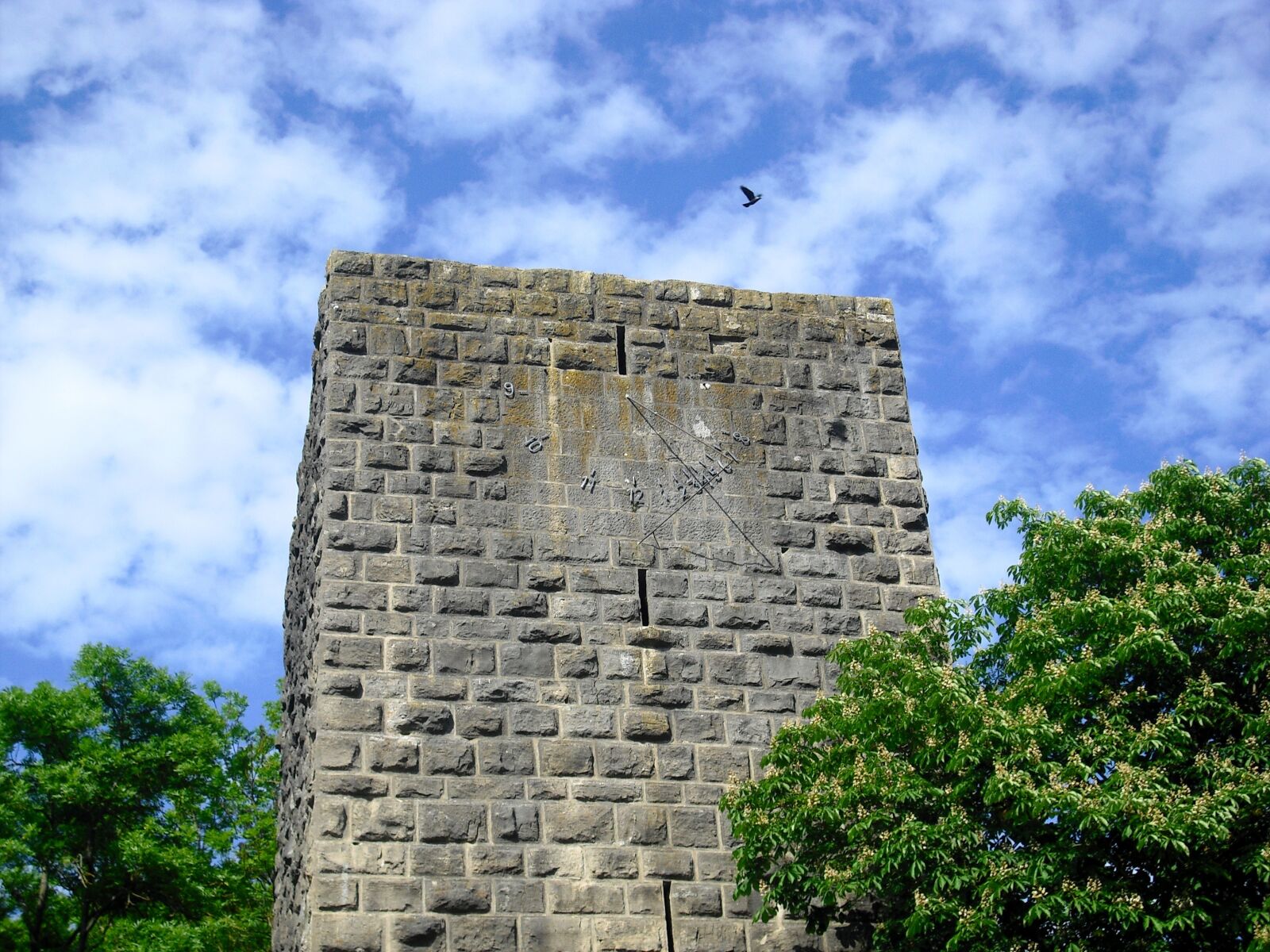 CASIO EX-Z19 sample photo. Tower, sundial, building photography