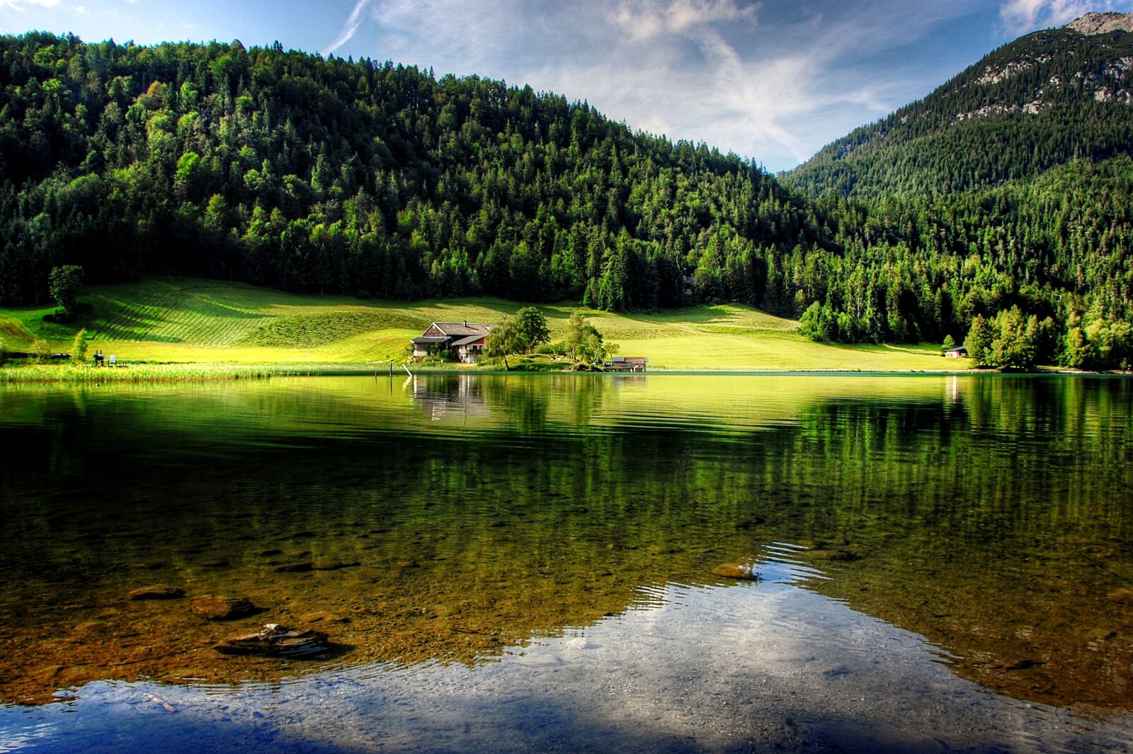 Nikon D40 sample photo. Tyrol, mountains, lake photography