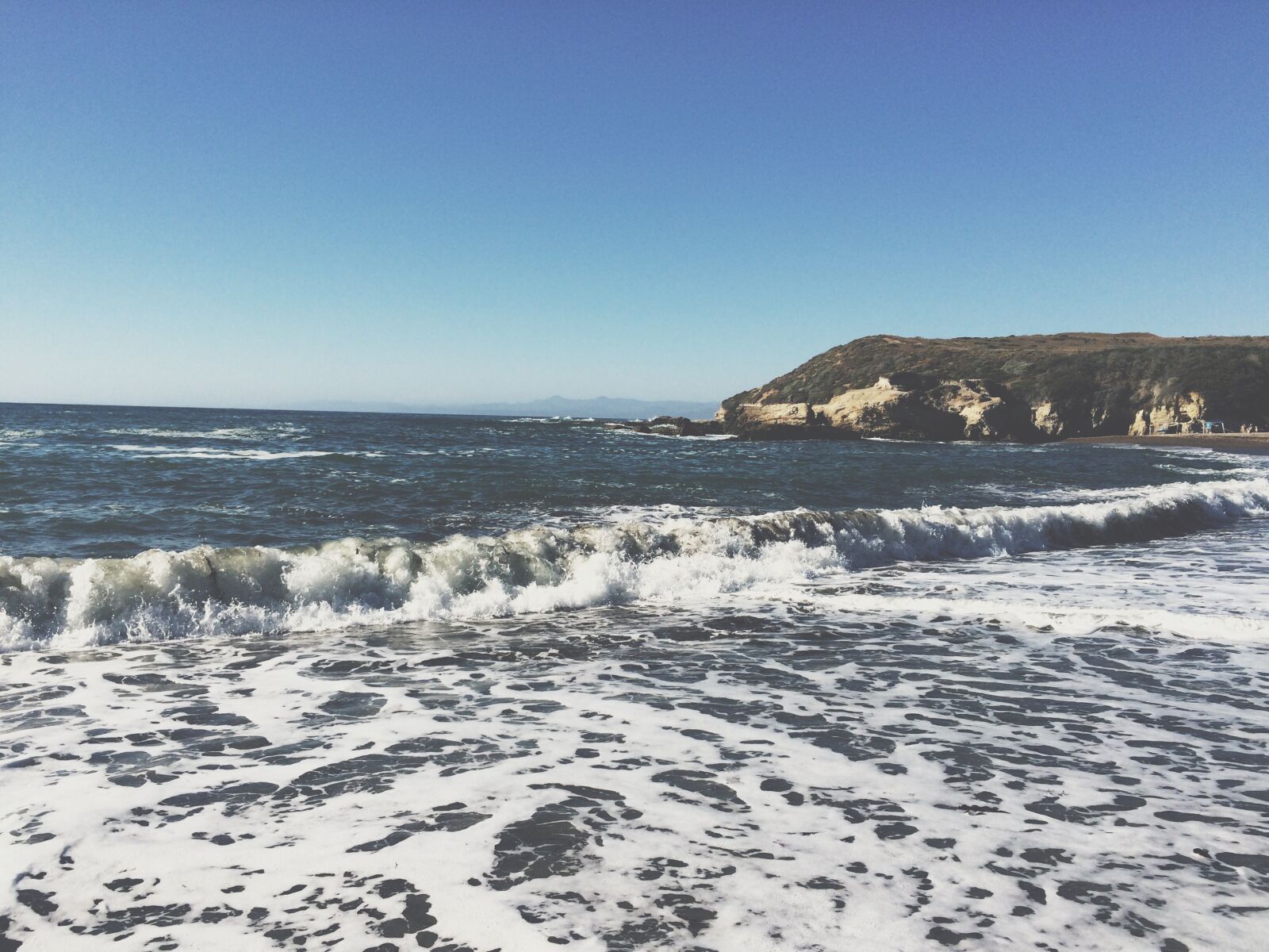 Apple iPhone 5s sample photo. Beach, california, coast, cove photography
