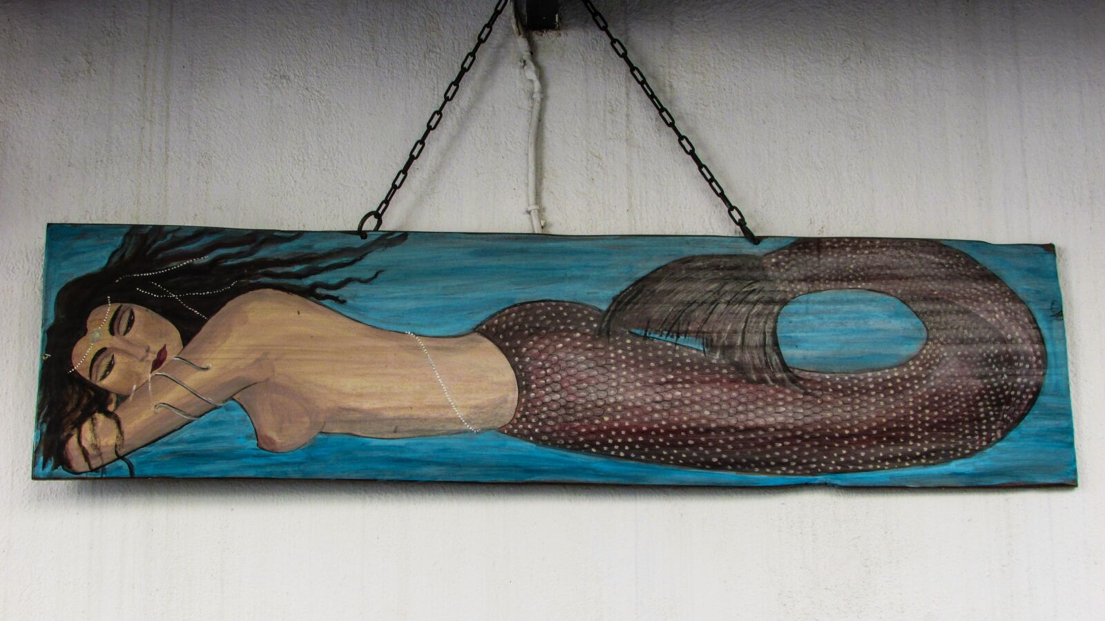 Canon PowerShot SX400 IS sample photo. Mermaid, painting, mythology photography