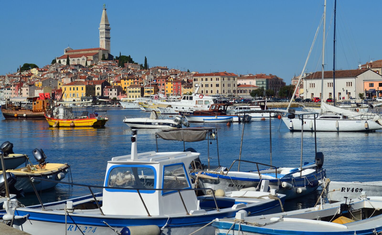 Nikon D5100 sample photo. Rovinj, croatia, port photography