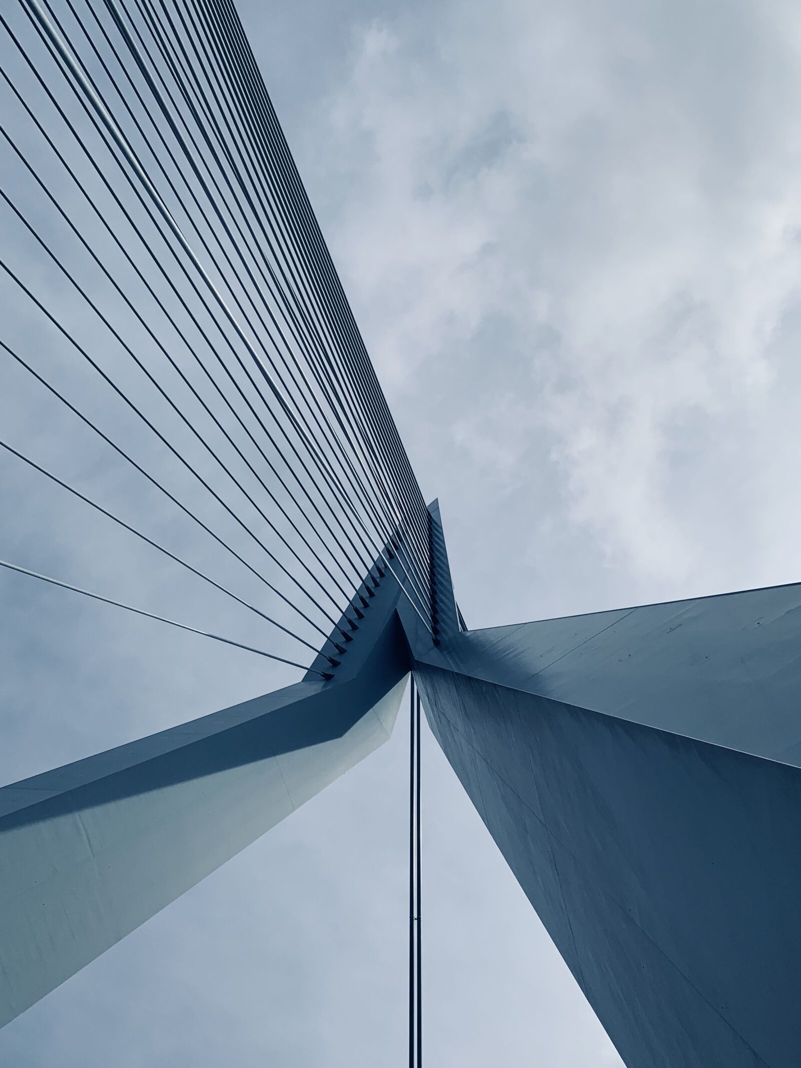 iPhone XS back dual camera 4.25mm f/1.8 sample photo. Bridge, suspension, concrete photography