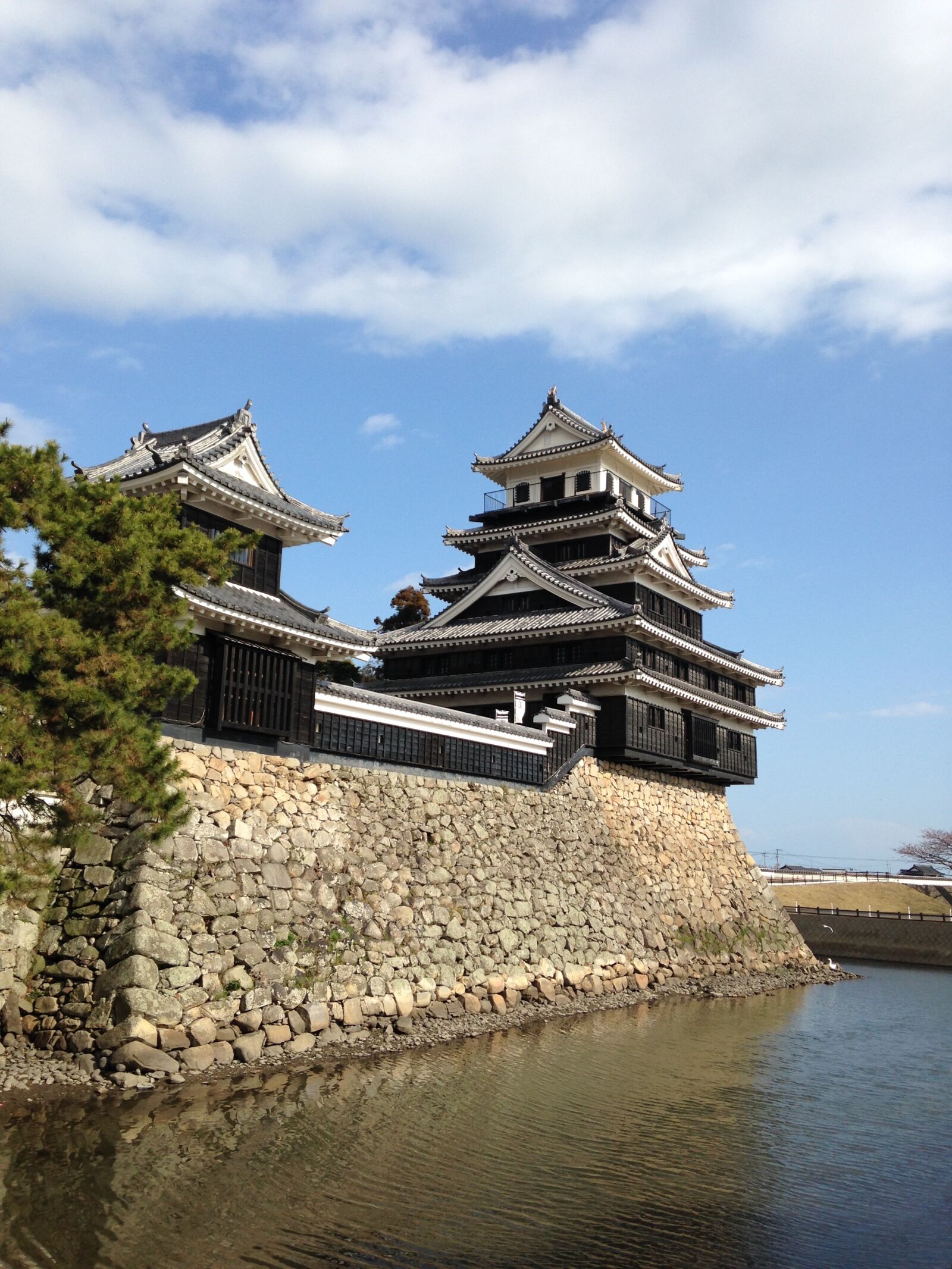 Apple iPhone 5 sample photo. Nakatsu castle, castle, ishigaki photography