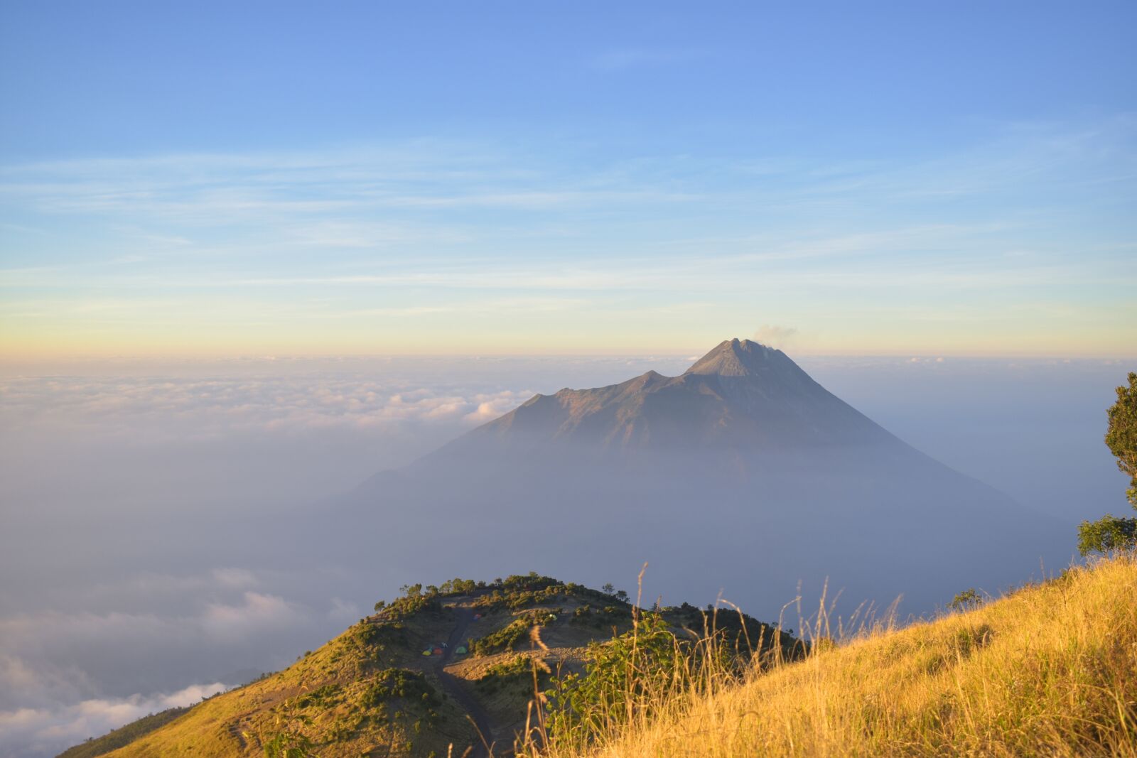 Nikon D3400 sample photo. Merapi, mountain, indonesia photography