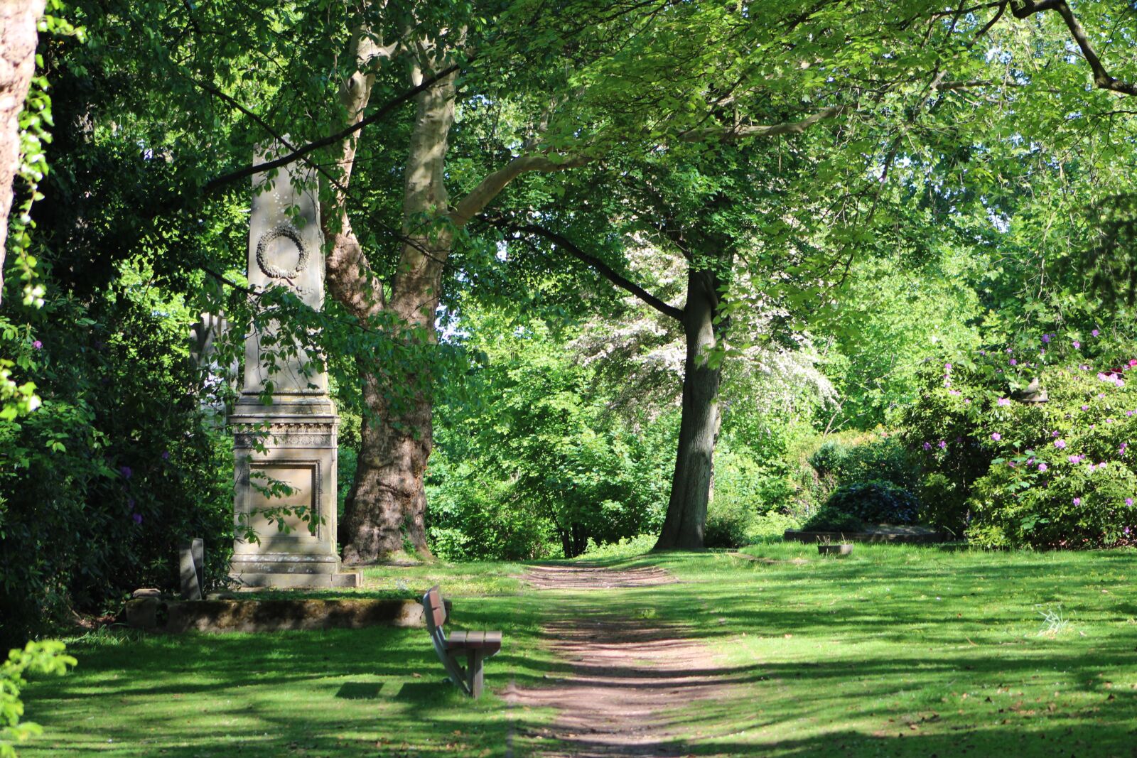 Canon EF75-300mm f/4-5.6 sample photo. Away, path, forest photography
