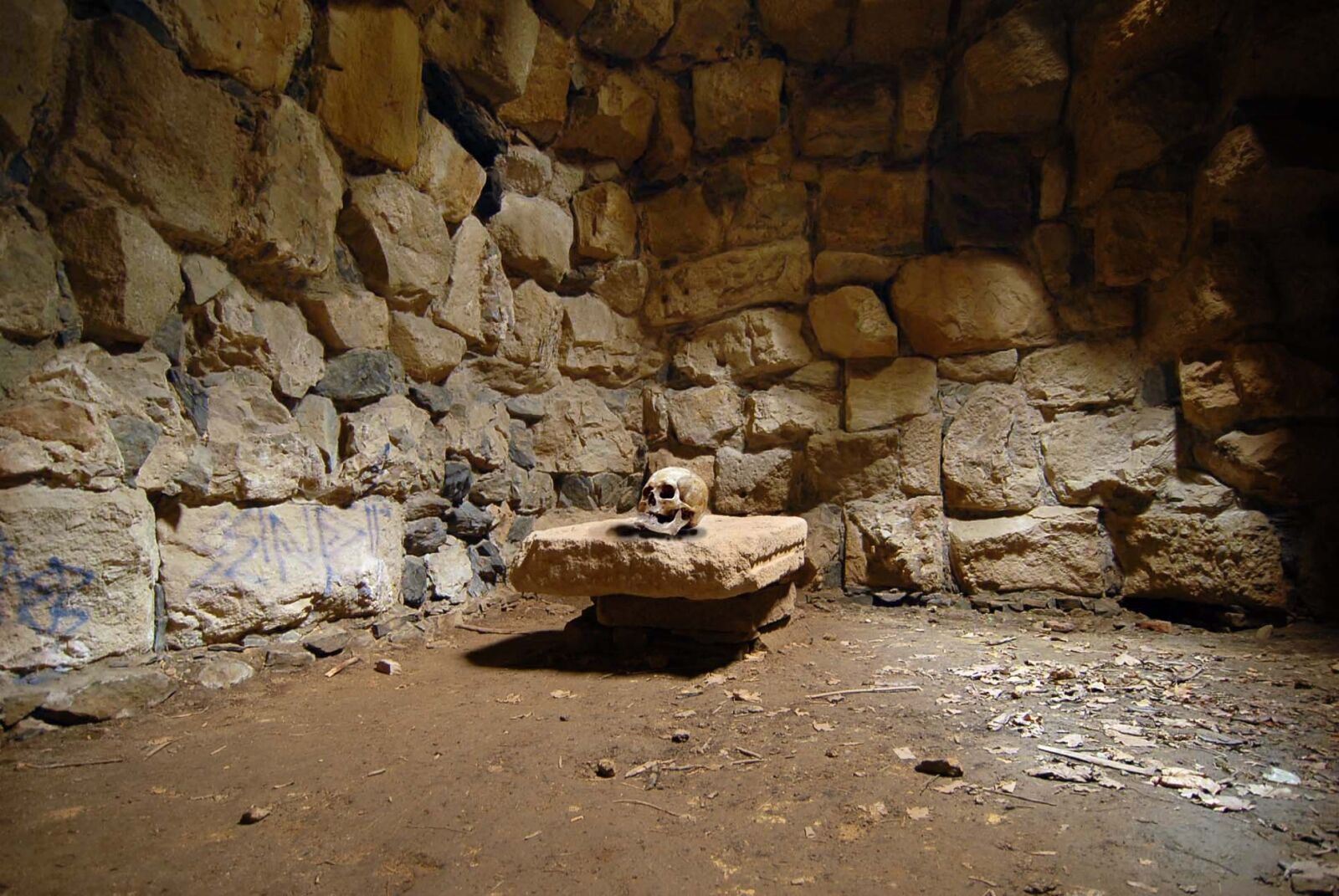 Nikon D200 sample photo. Cell, prison, skull photography