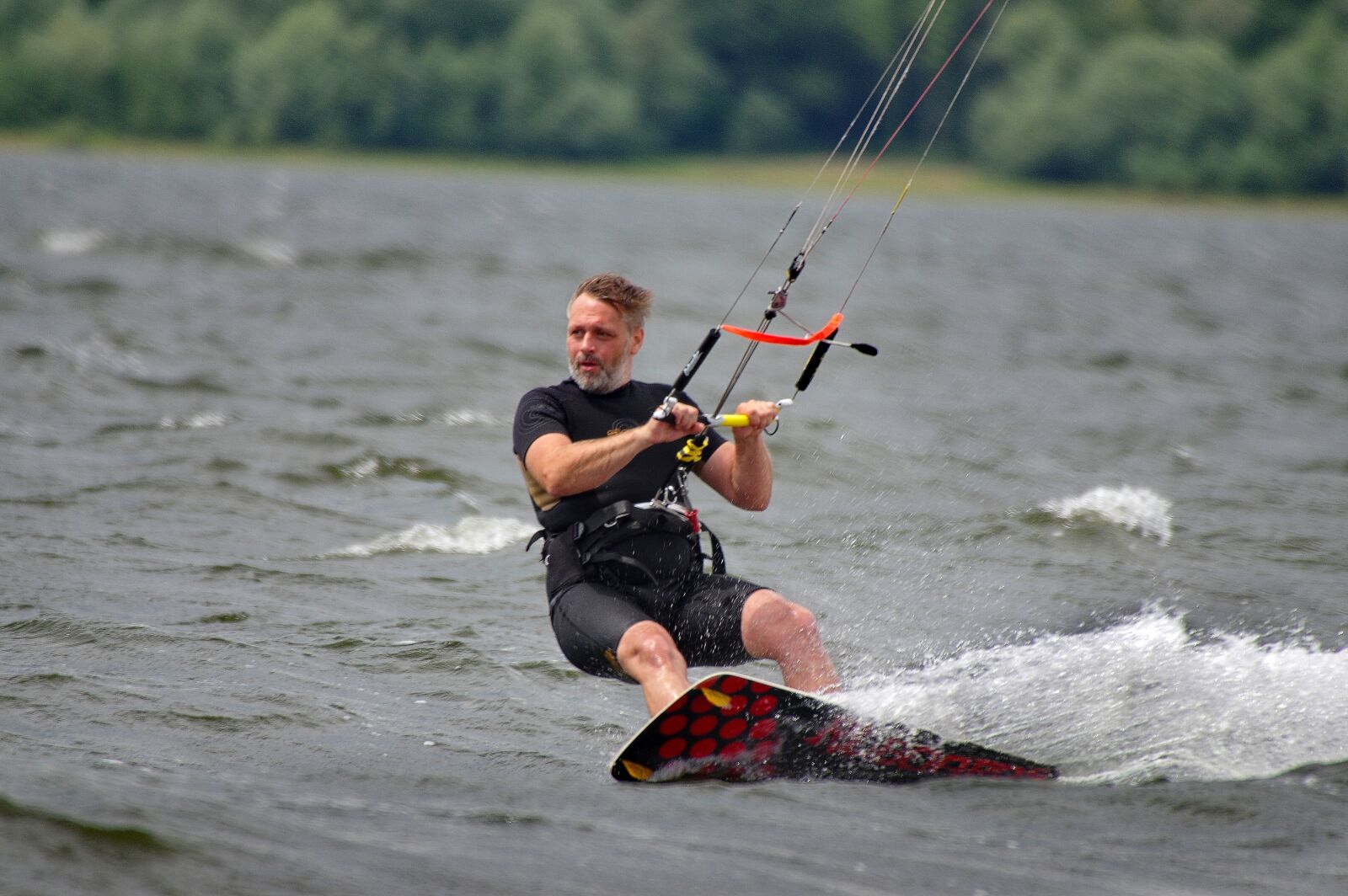 Pentax K-3 sample photo. Kitesurfing, water, summer photography