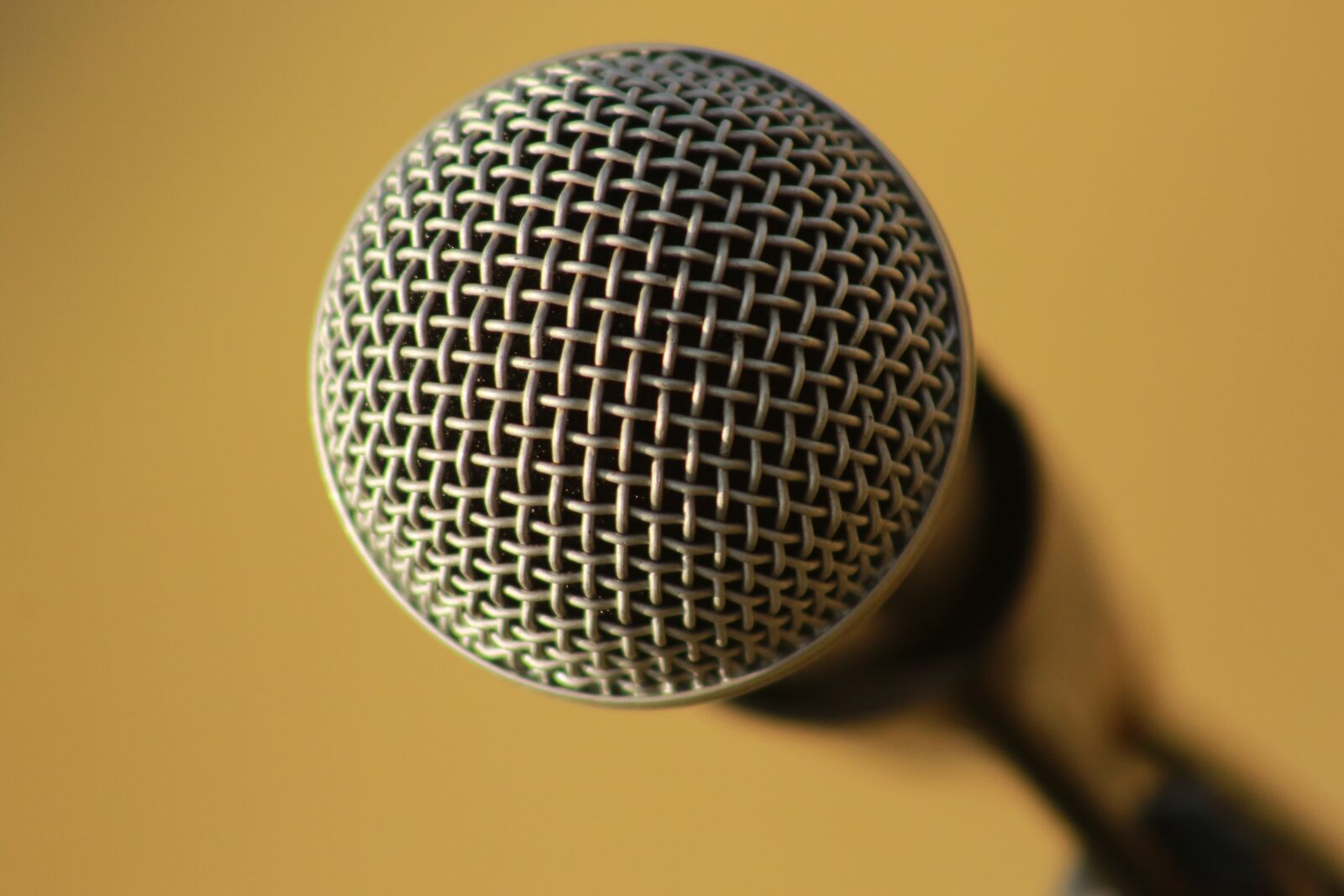 Canon EF75-300mm f/4-5.6 sample photo. Mic, stage, microphone photography