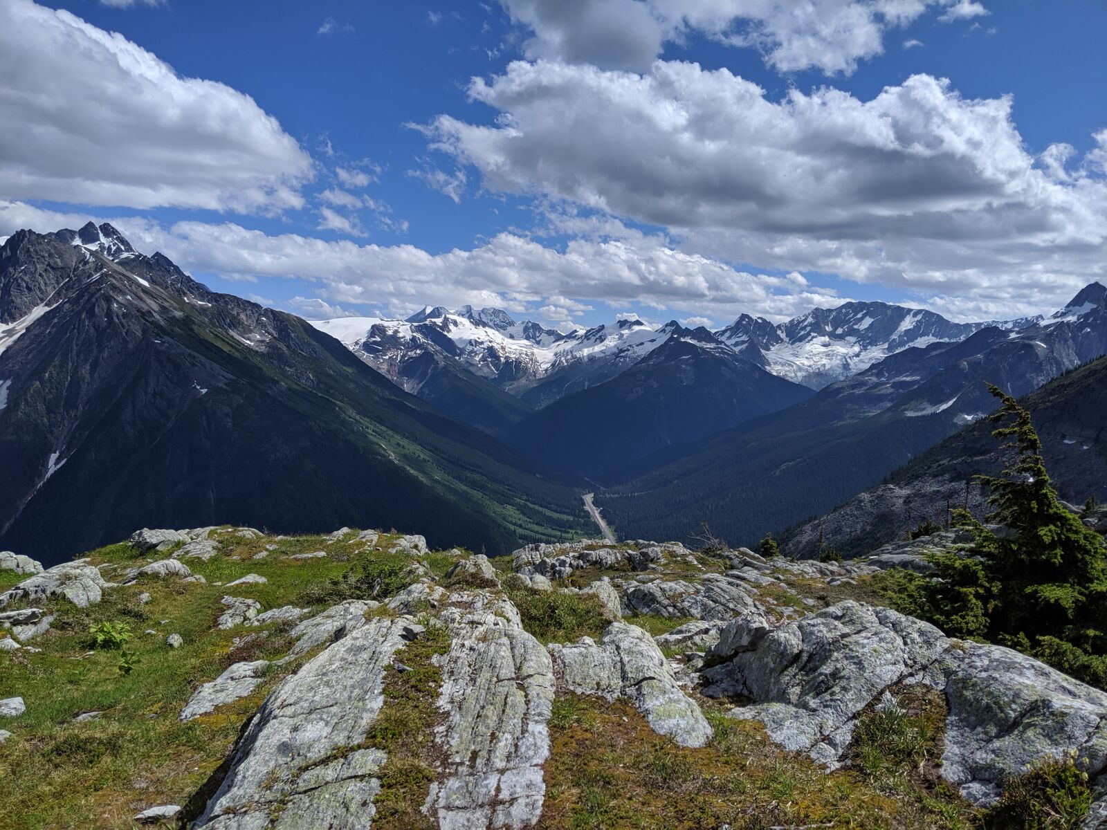 Google Pixel 3 sample photo. Glacier national park, trans-canada photography
