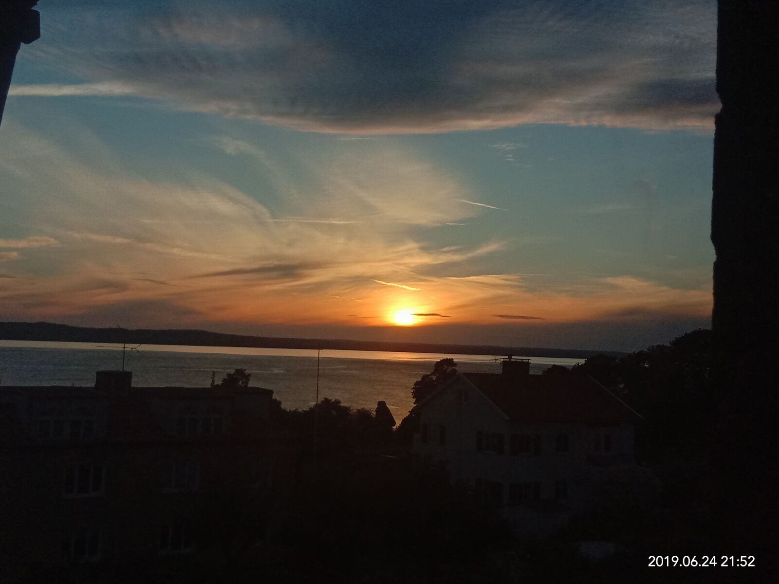 vivo 1808 sample photo. Sunset, sweden, lake photography