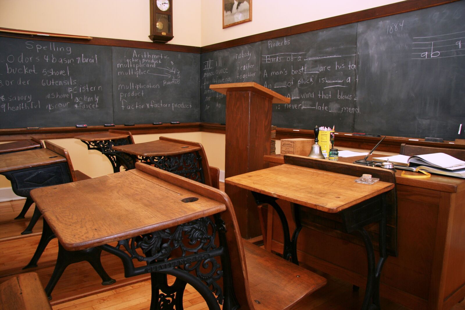 Canon EOS 350D (EOS Digital Rebel XT / EOS Kiss Digital N) sample photo. School, schoolroom, vintage photography