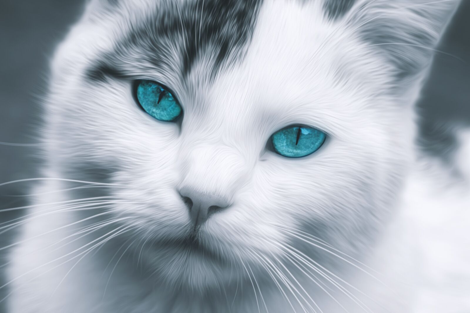 Fujifilm X-T30 sample photo. Cat, eyes, blue photography