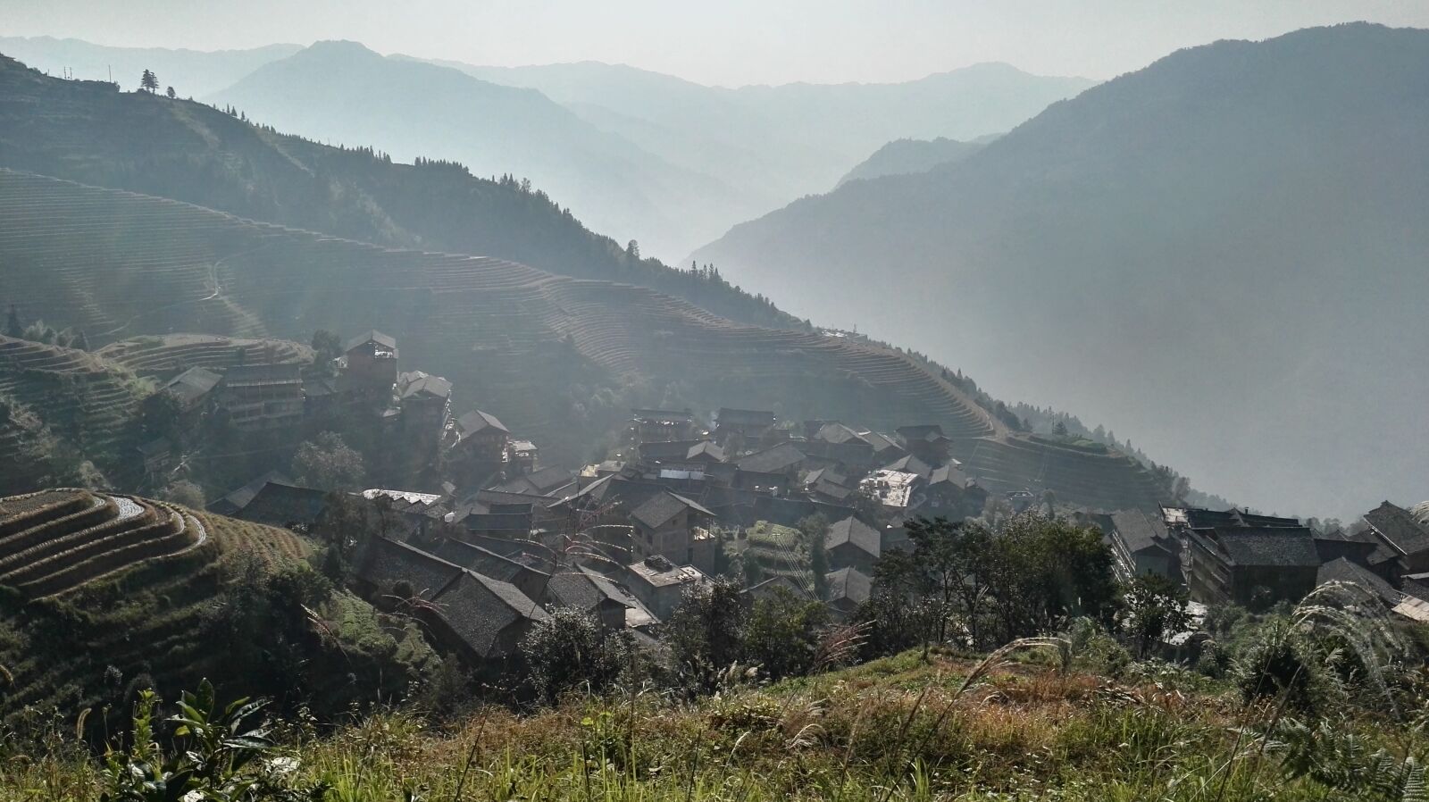 HUAWEI P8 sample photo. Guilin longji ridge, house photography